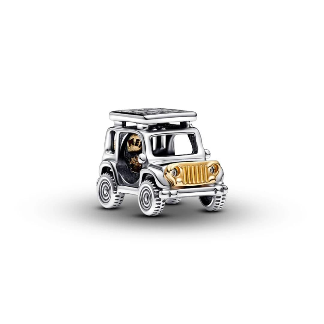 Conta Pandora Car Sterling Silver and 14K - Ana Joalheiros