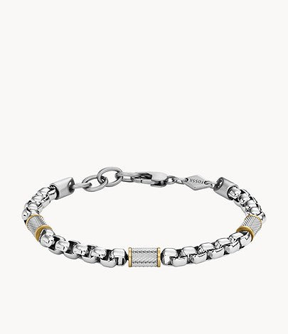 Pulseira Fossil All Stacked Up Two Tone - Ana Joalheiros
