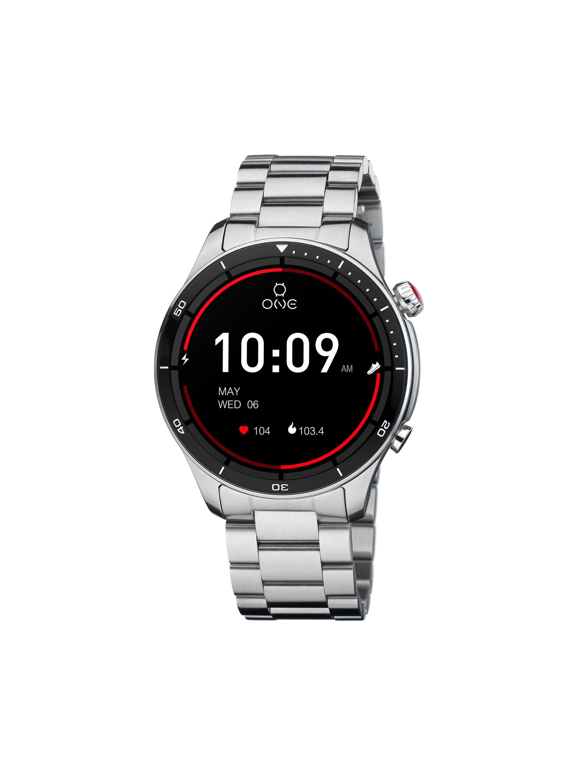 Smartwatch One Men Alphacall Silver Links - Ana Joalheiros