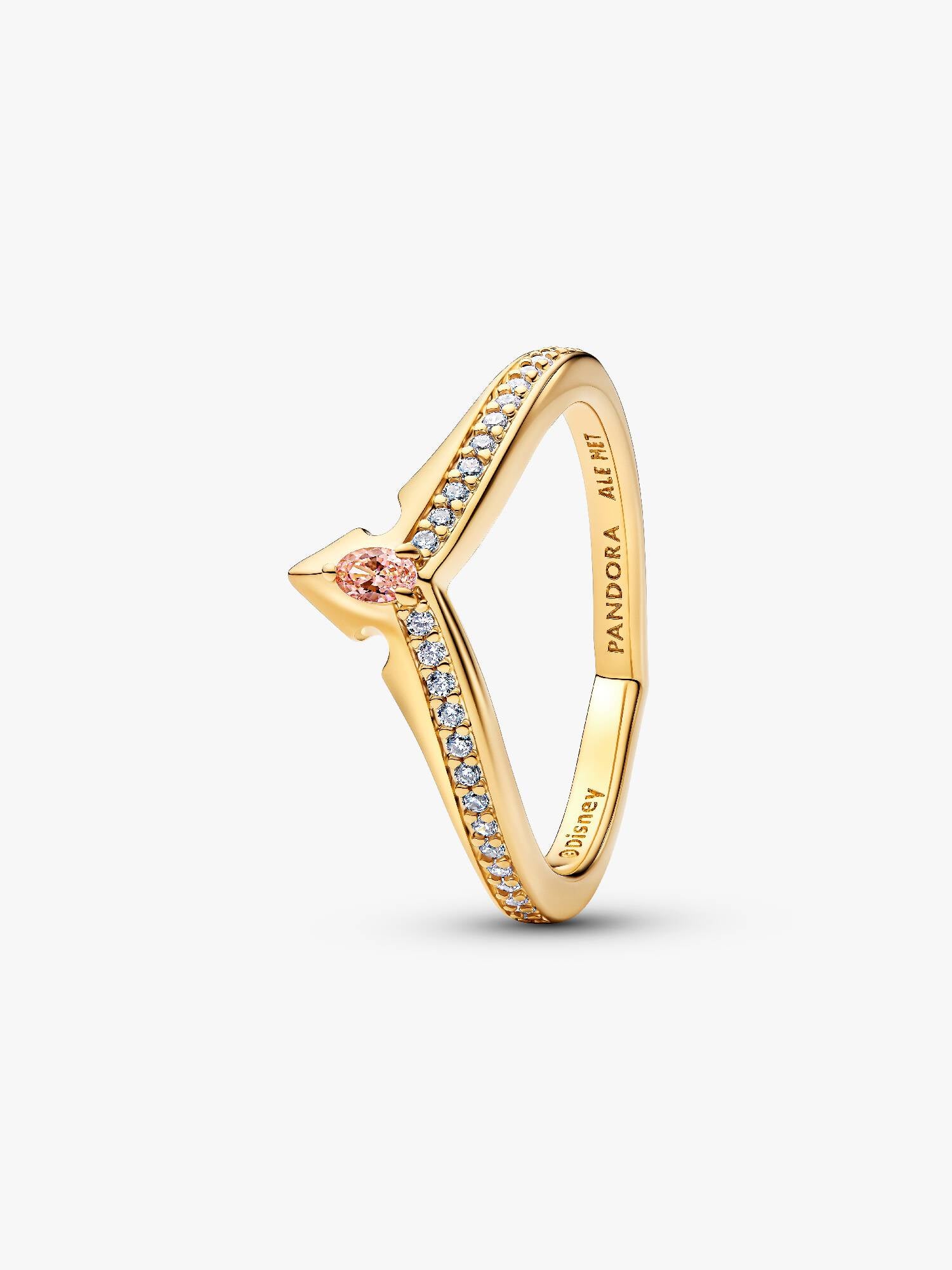 Anel Pandora Tiara Princesa Aurora Disney