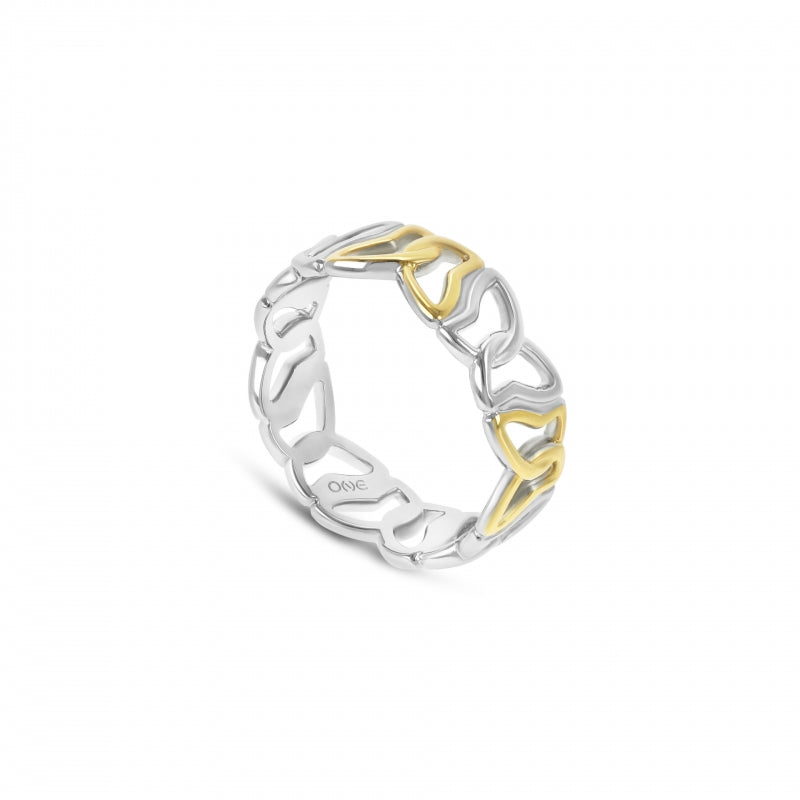 Anel One Senhora Butterfly Bicolor 8 - Ana Joalheiros