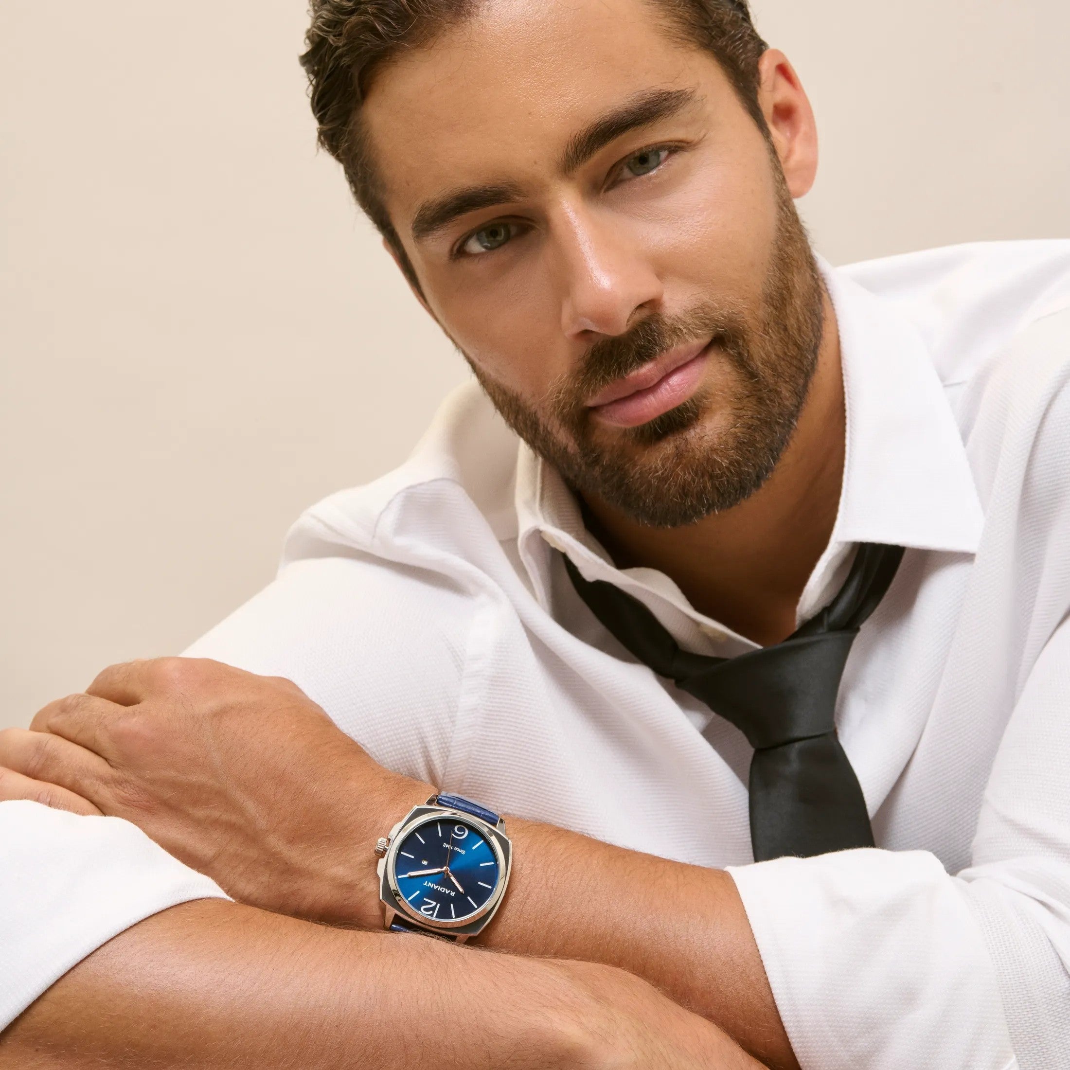 Relógio Radiant Homem Paul Newman Azul