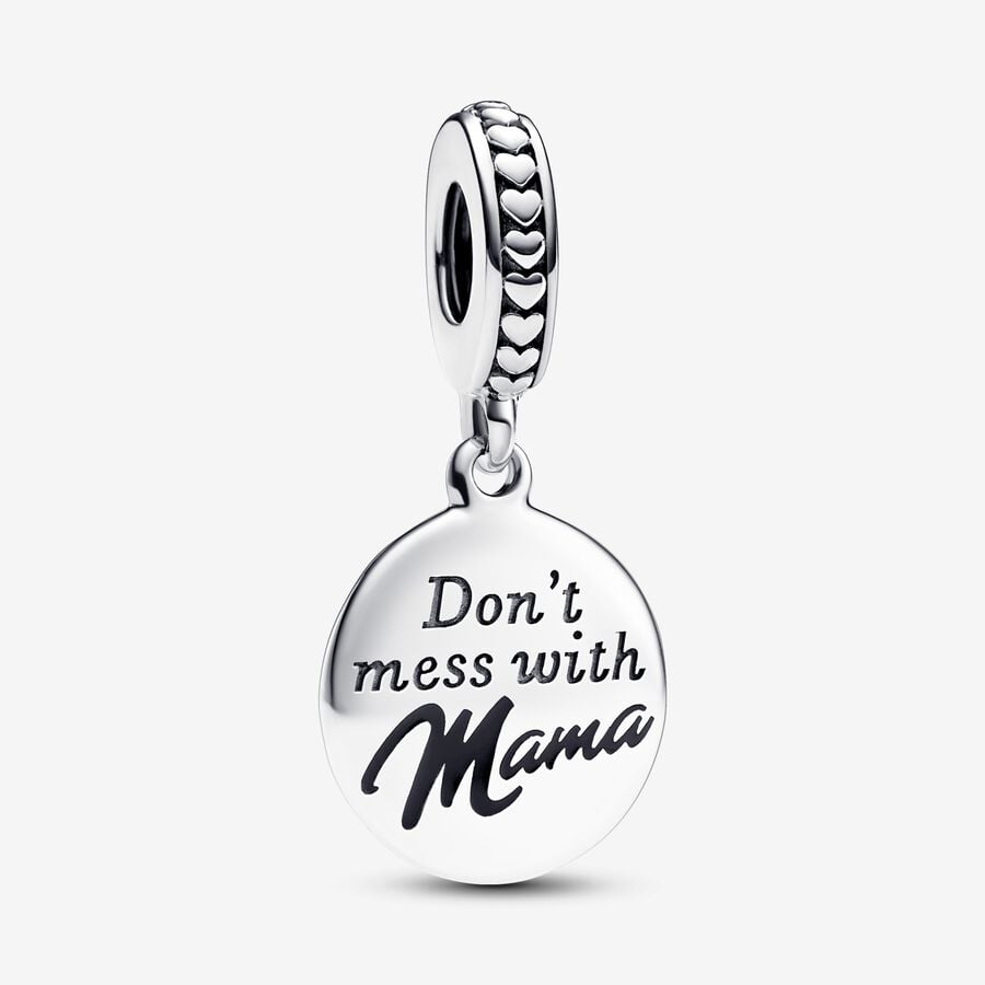 Charm Pandora Engravable Don´t mess with Mom - Ana Joalheiros