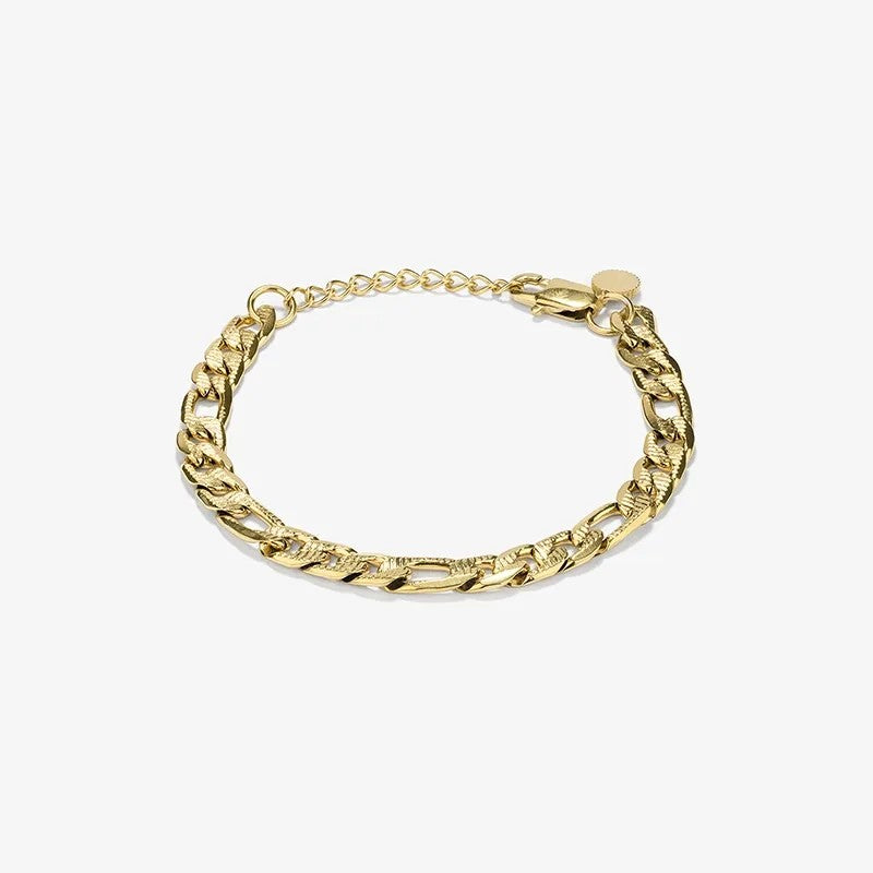 Bracelete Radiant Homem Padlock Picada Dourado