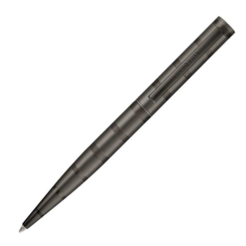 Caneta Hugo Boss Loop Stripess chrome Gun