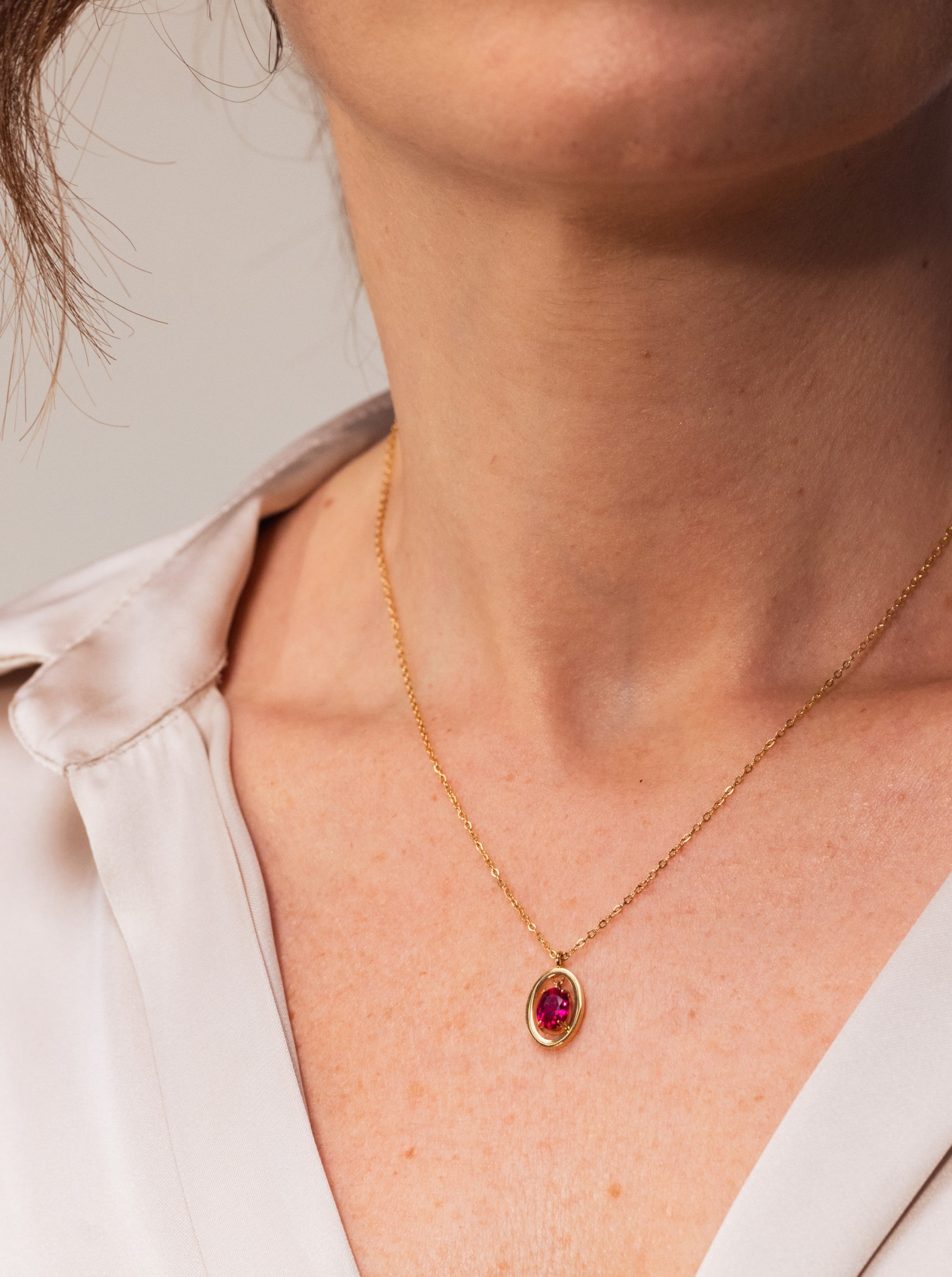 One Lady July Necklace - Passion