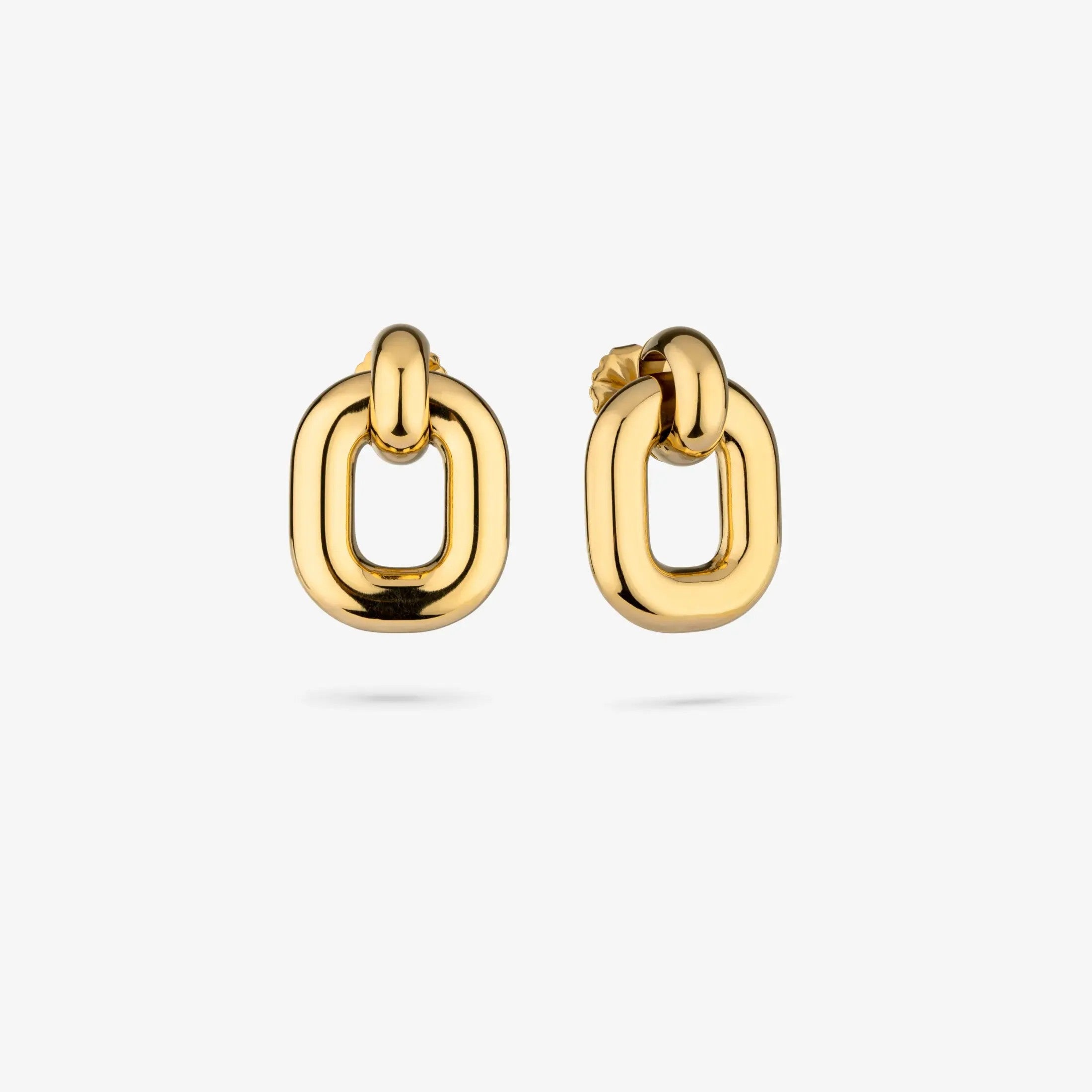 Brincos Radiant By Jewels Knots Square Dourados