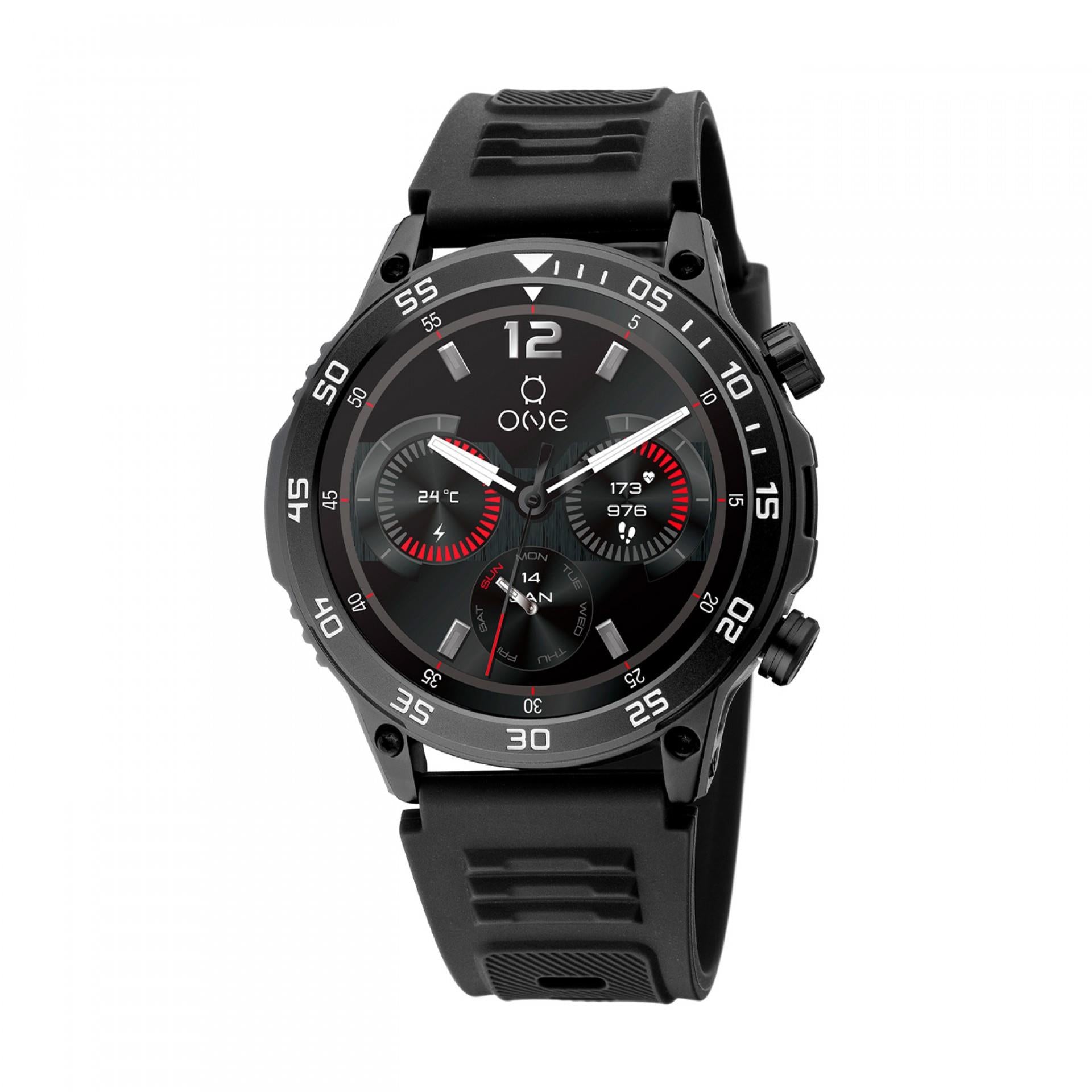 Smartwatch One Men SportyCall Black - Ana Joalheiros