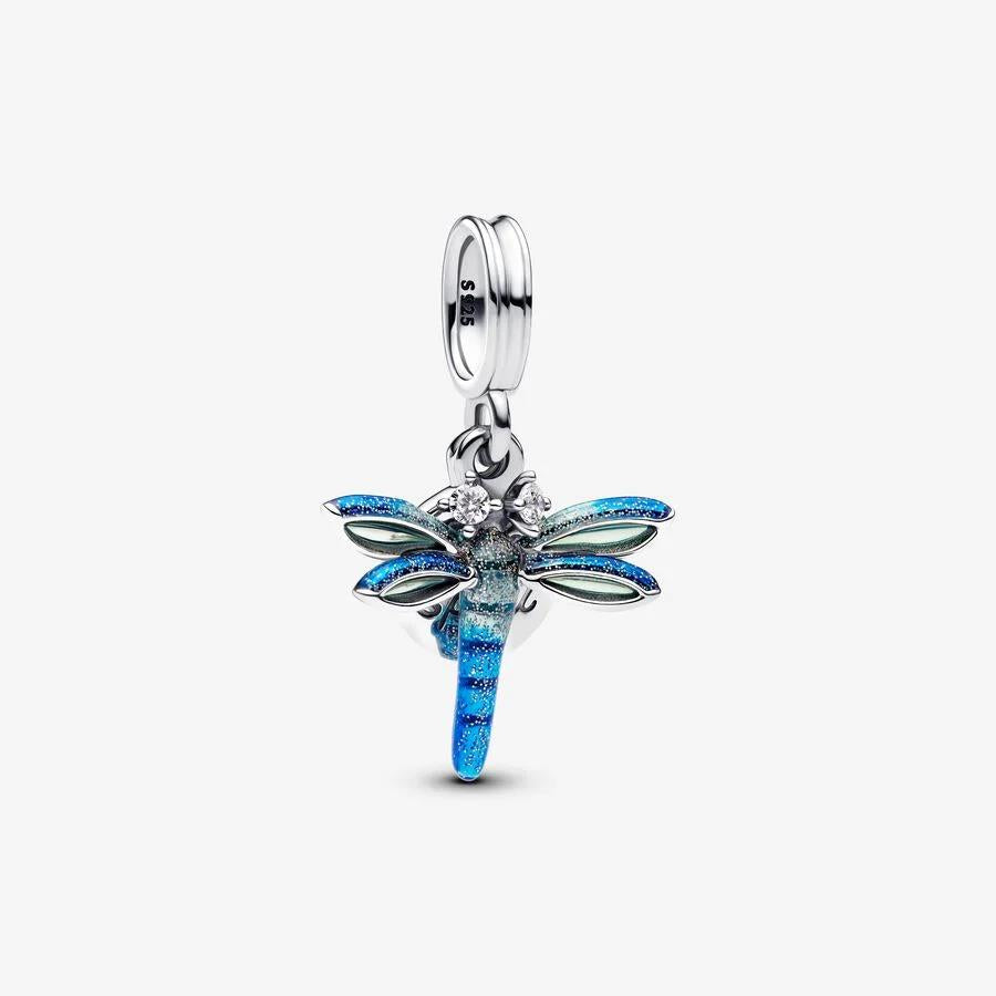 Pendente Pandora Dragonfly sterling silver double - Ana Joalheiros