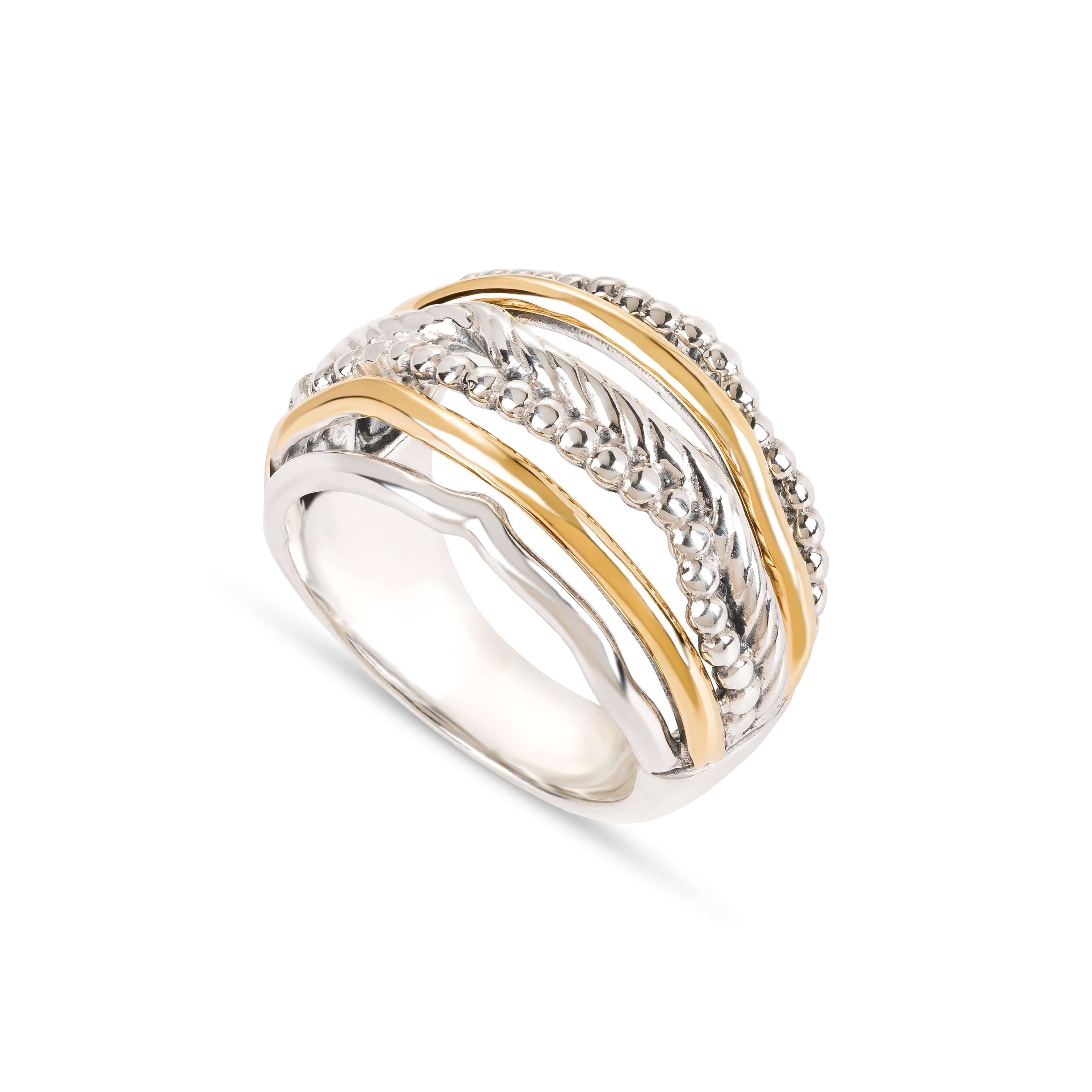 Anel Gumus Varios Aros Torcidos - Ana Joalheiros