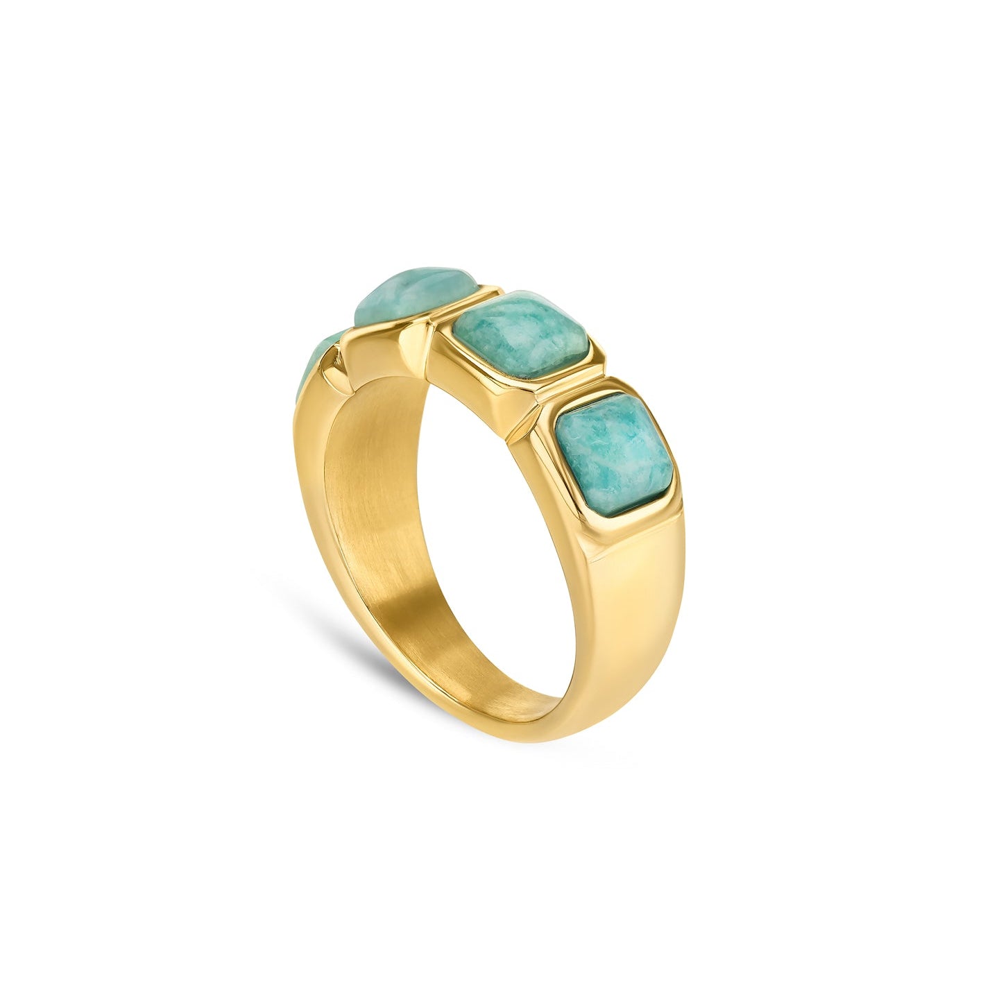 Ana Joalheiros - Anéis One - Anel dourado One Bold OJBR12G-6