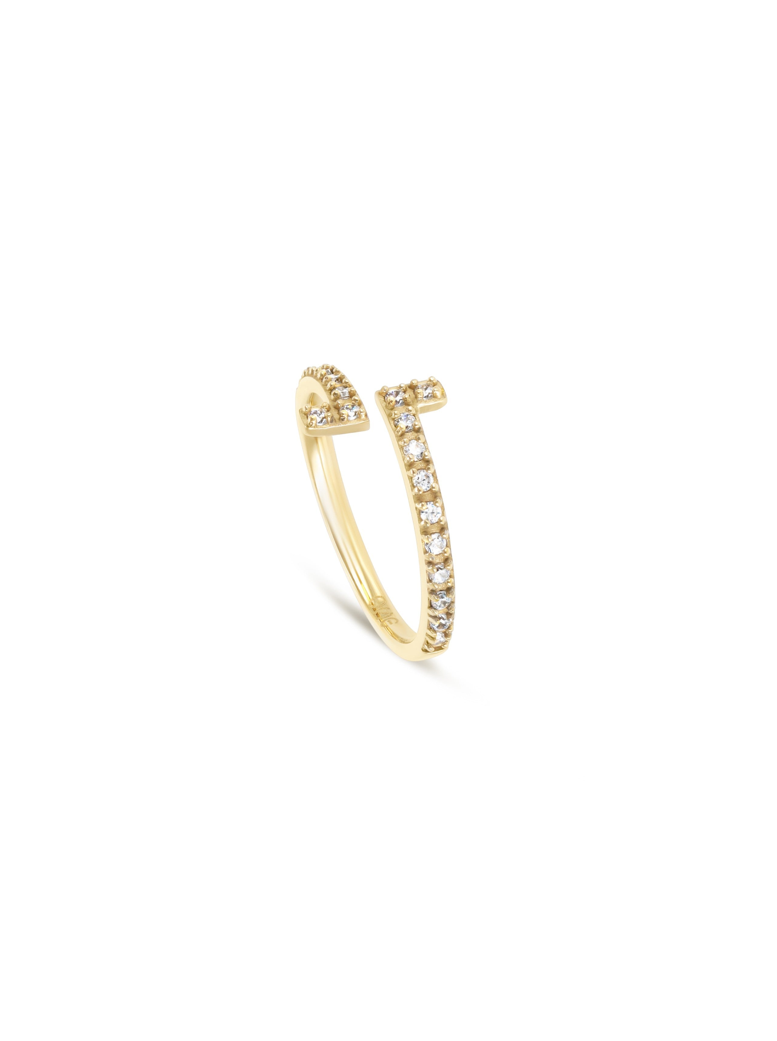 Ana Joalheiros - Anéis One - Anel dourado One London 34 Gold 5 OJNYR34G-5
