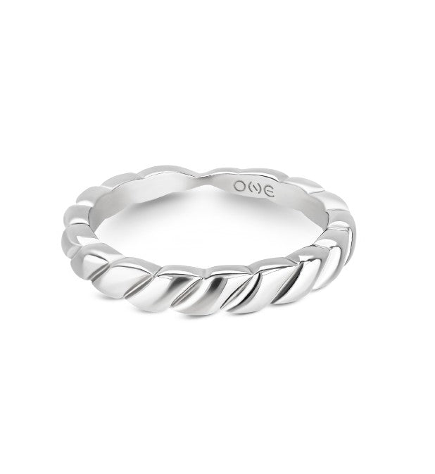 Ana Joalheiros - Anéis One - Anel One London 50 Silver 8 OJNYR50S-6
