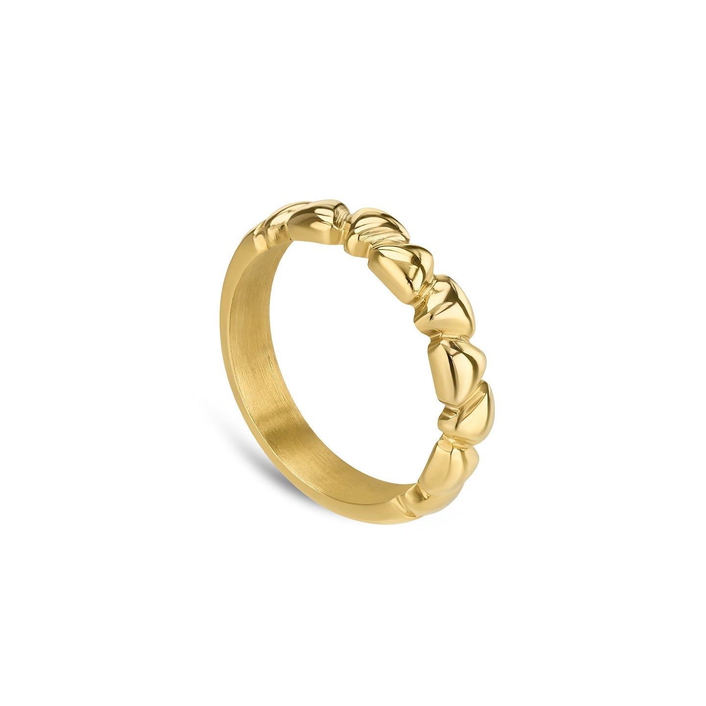 Ana Joalheiros - Anéis One - Anel dourado One London 54 Gold OJNYR54G-6