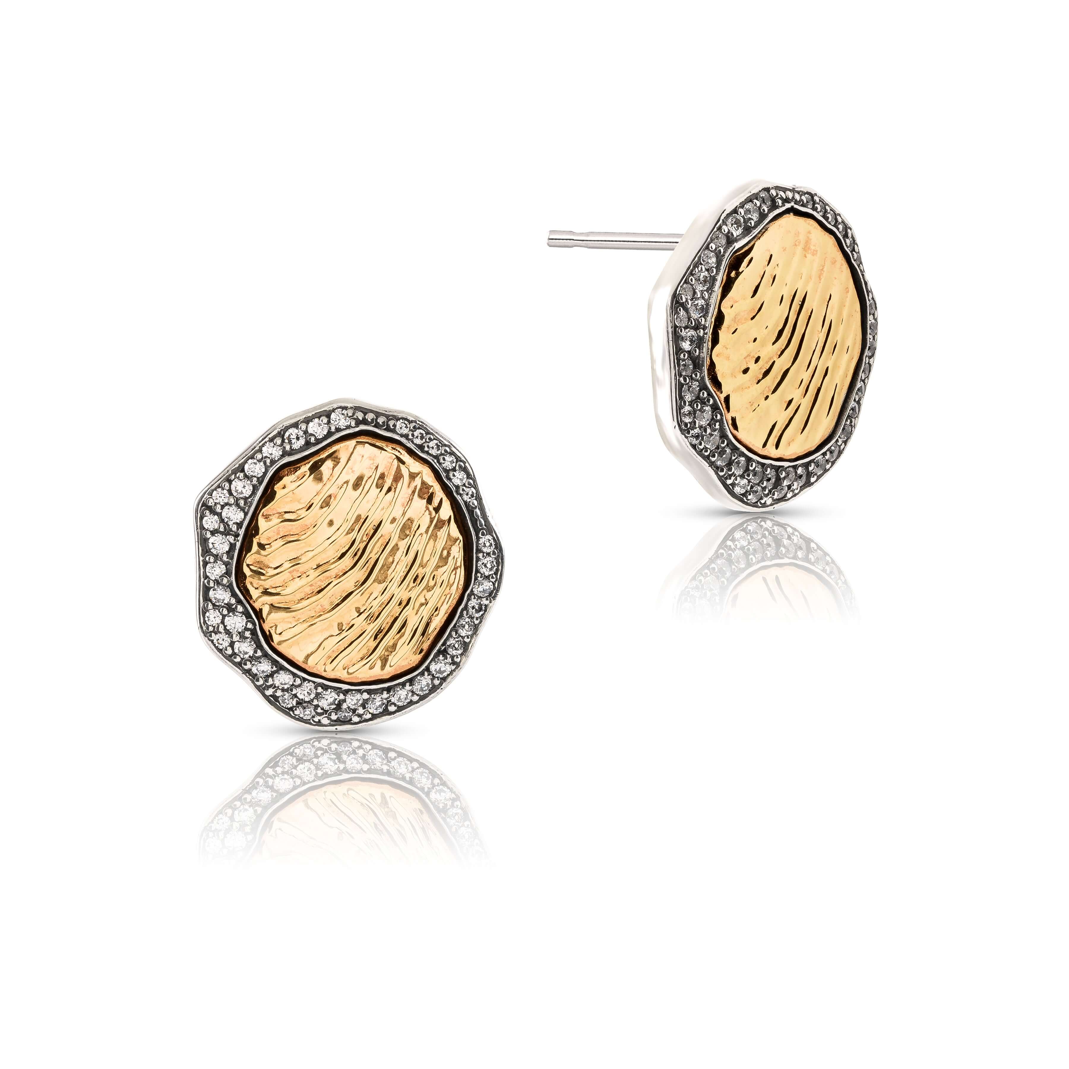 Brincos Gumus Hexagano - Ana Joalheiros