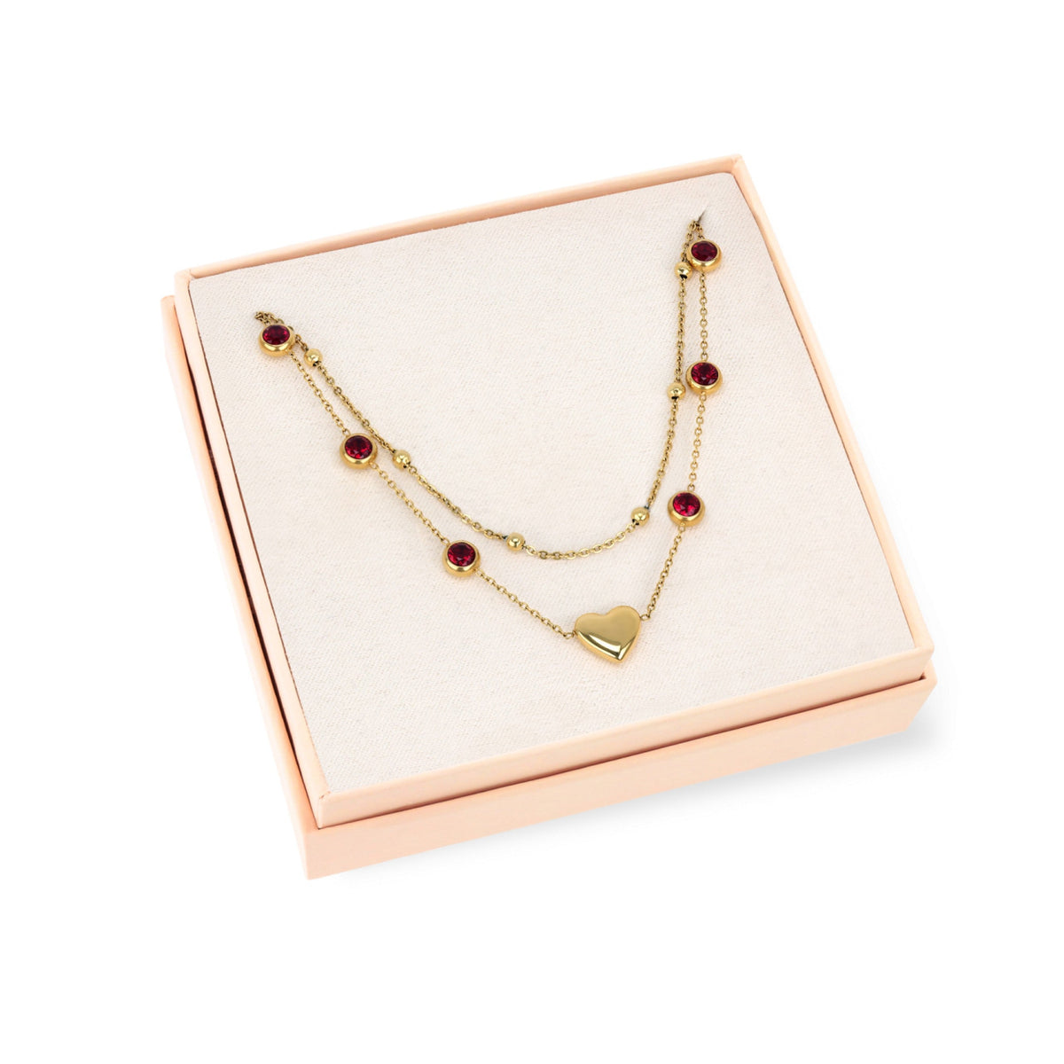 Ana Joalheiros - Peças One - Charm One Senhora Red Spark OJSET19G Coração
