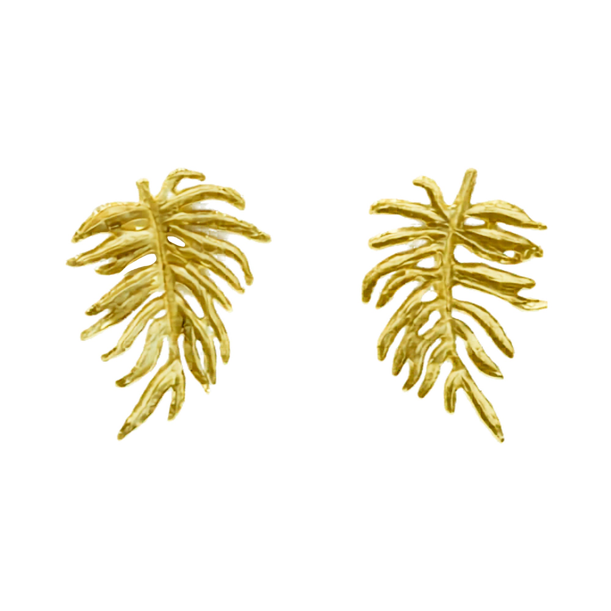 Ana Joalheiros - Brincos em Prata - Brincos Dourados Ana Joalheiros Acanto BR15062-D1