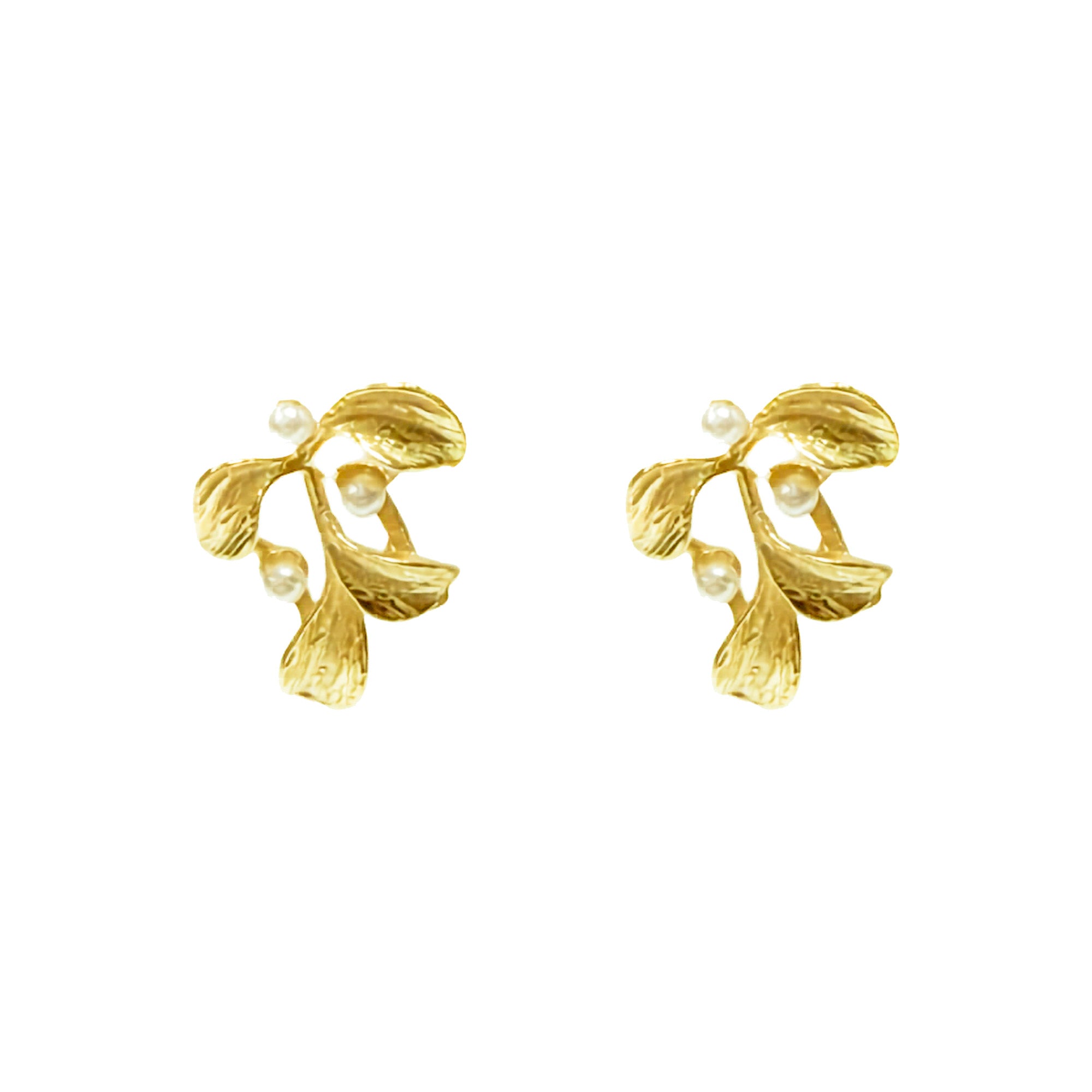 Ana Joalheiros - Brincos em Prata - Brincos Dourados Ana Joalheiros Imperial BR11959-D