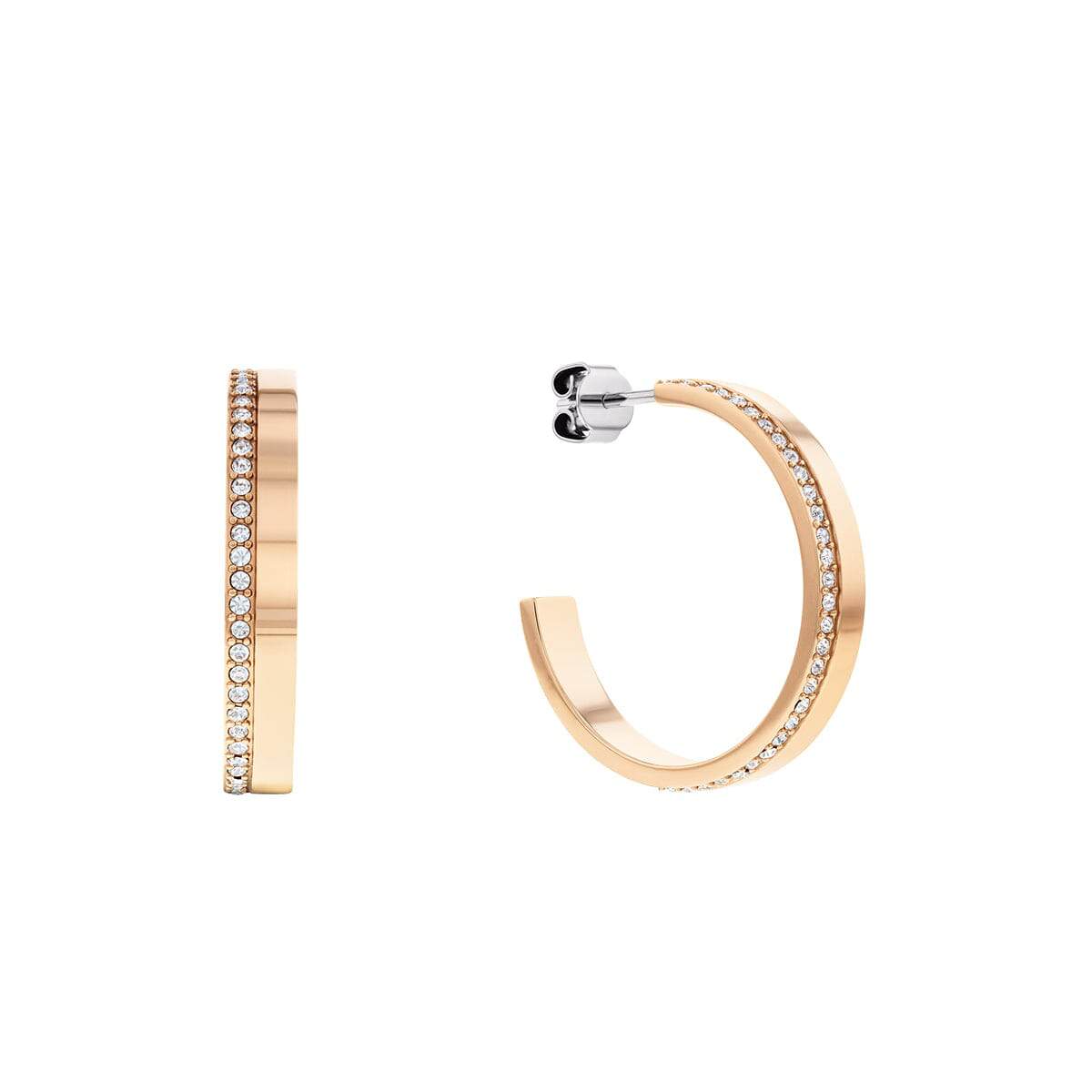 Ana Joalheiros - Brincos Argolas - Brincos Calvin Klein Hoop 35000165