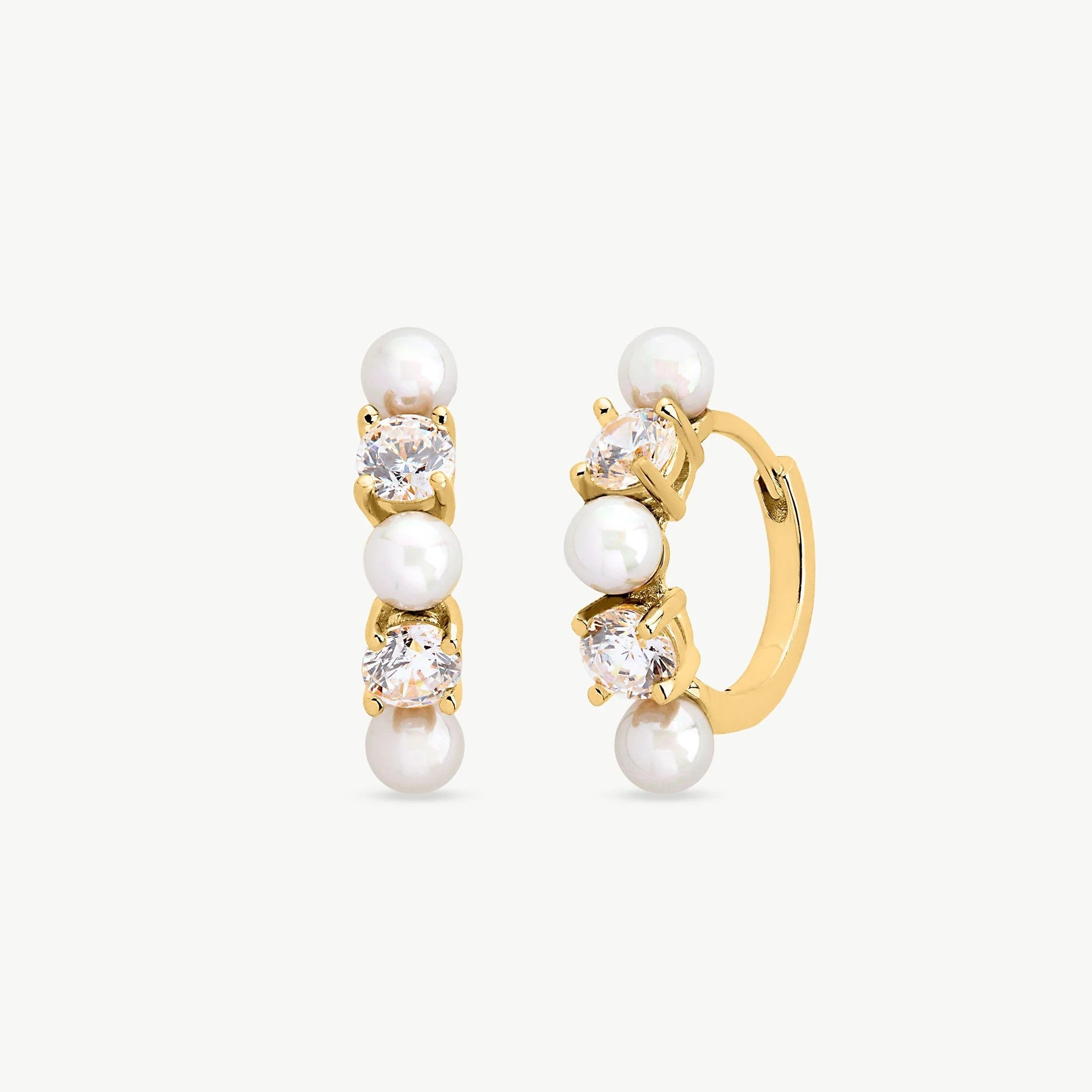 Ana Joalheiros - Brincos em Prata - Brincos Dourados Majorica 18171.01.1.E00.909.1