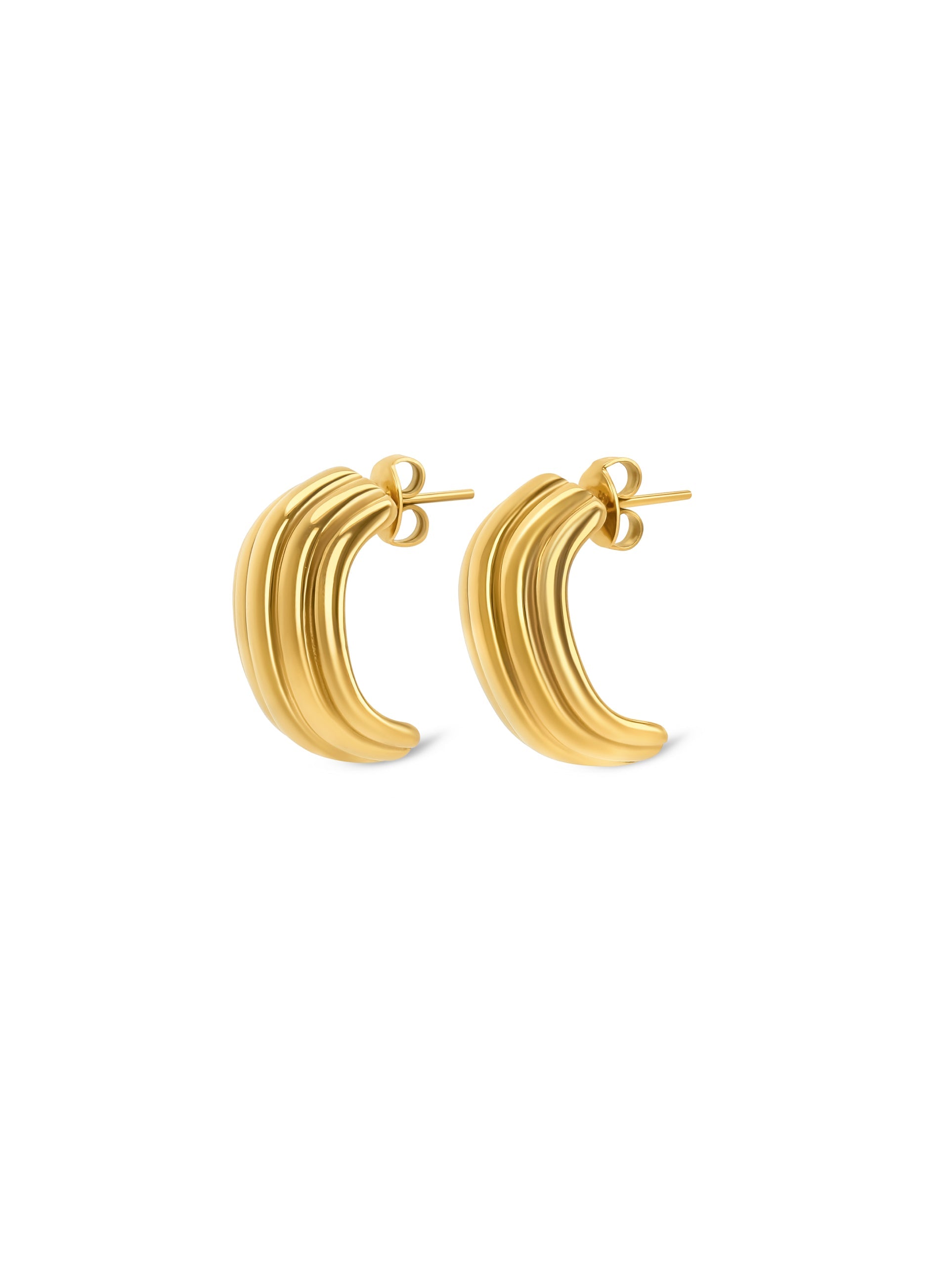 Ana Joalheiros - Brincos Dourados - Brincos One Senhora Royal Gold OJEEP21G