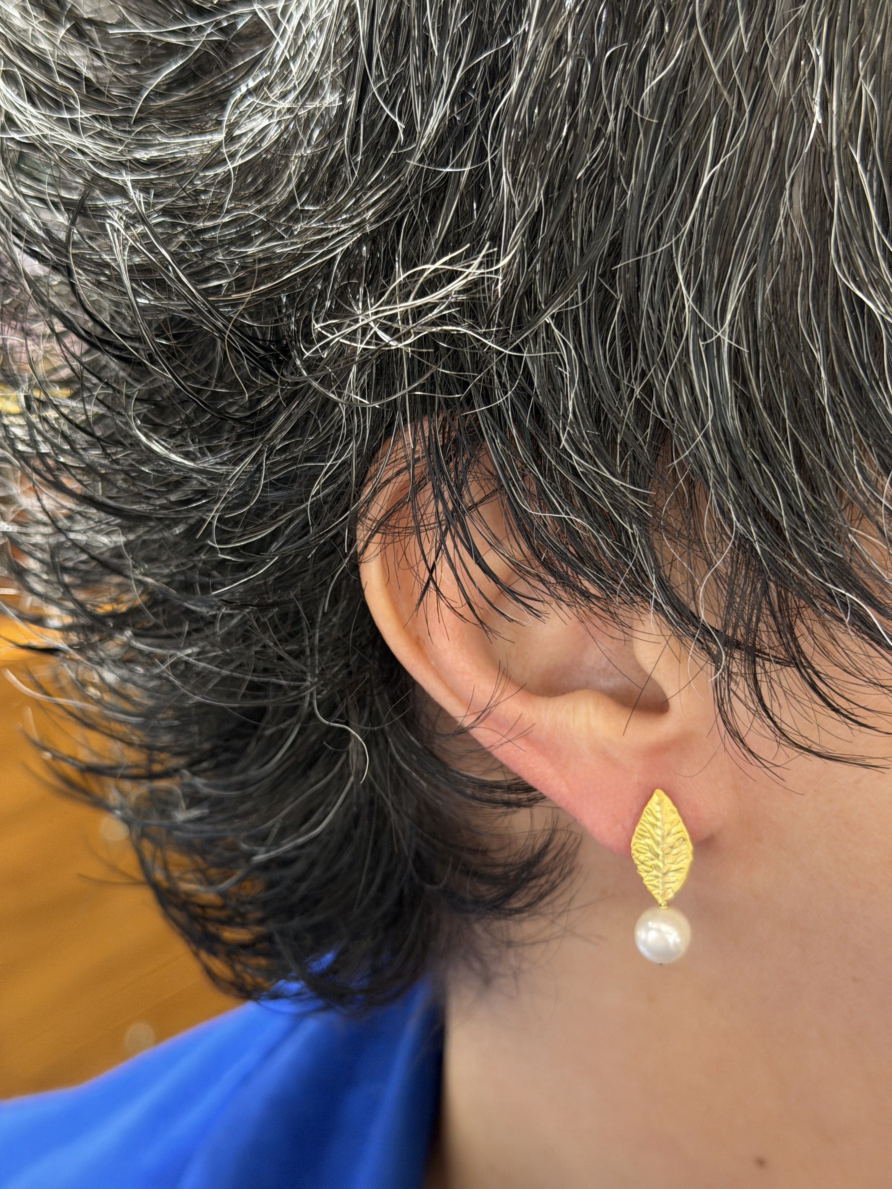 Ana Joalheiros - Brincos em Prata - Brincos Dourados Ana Joalheiros Silvestre brincos na orelha BR14944-D1