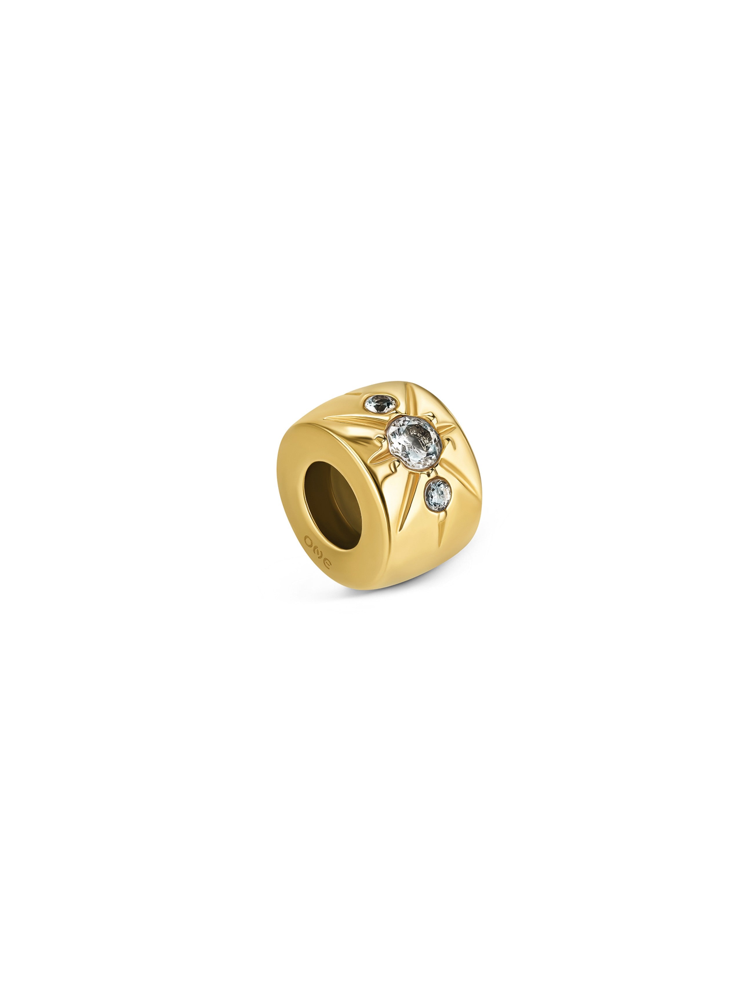 Ana Joalheiros - Peças One - Charm One Brake Energy Sparkle Golden OJET001G Estrela