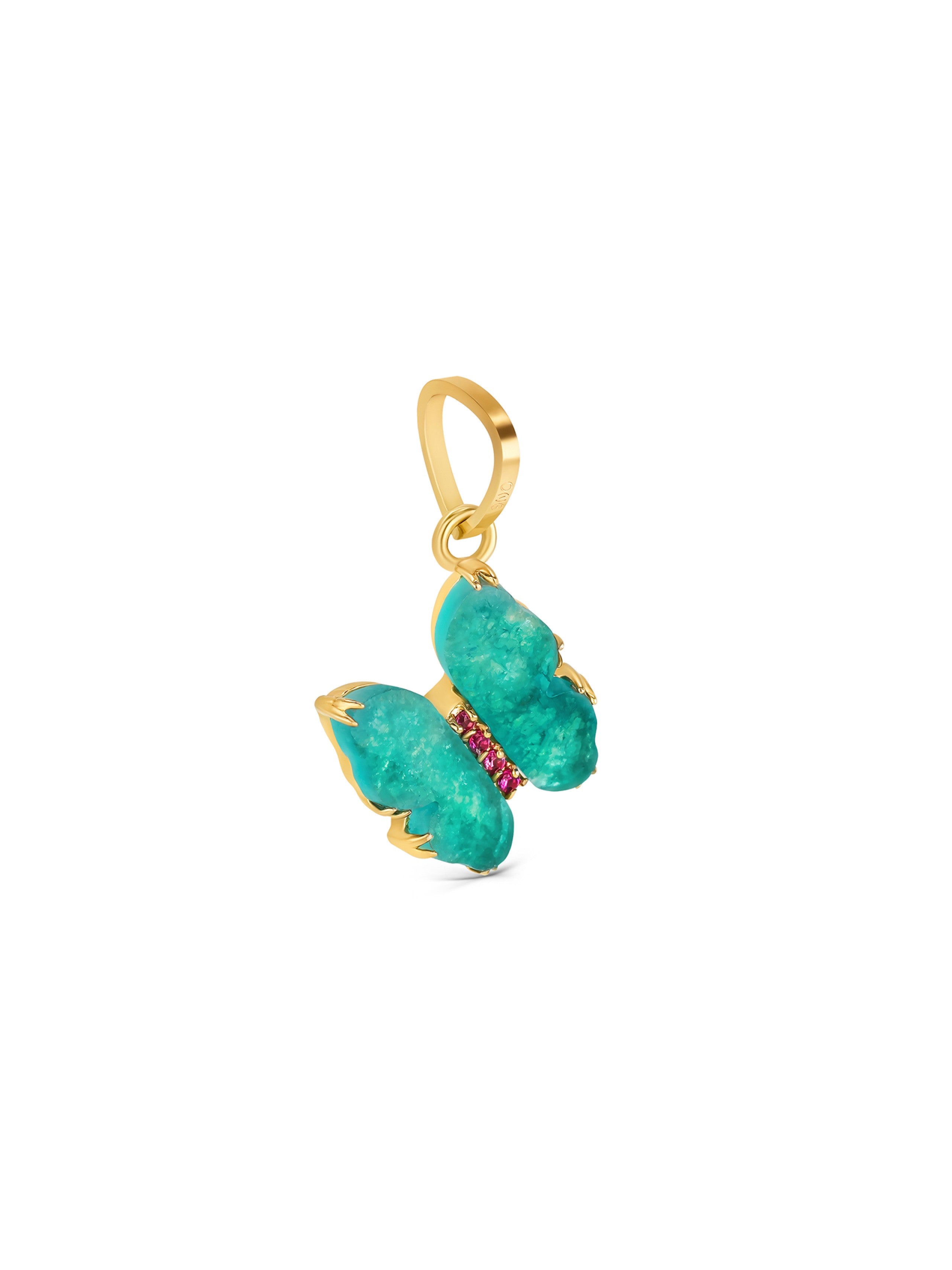 Ana Joalheiros - Peças One - Charm One Energy Butterfly Gold OJEBC750
