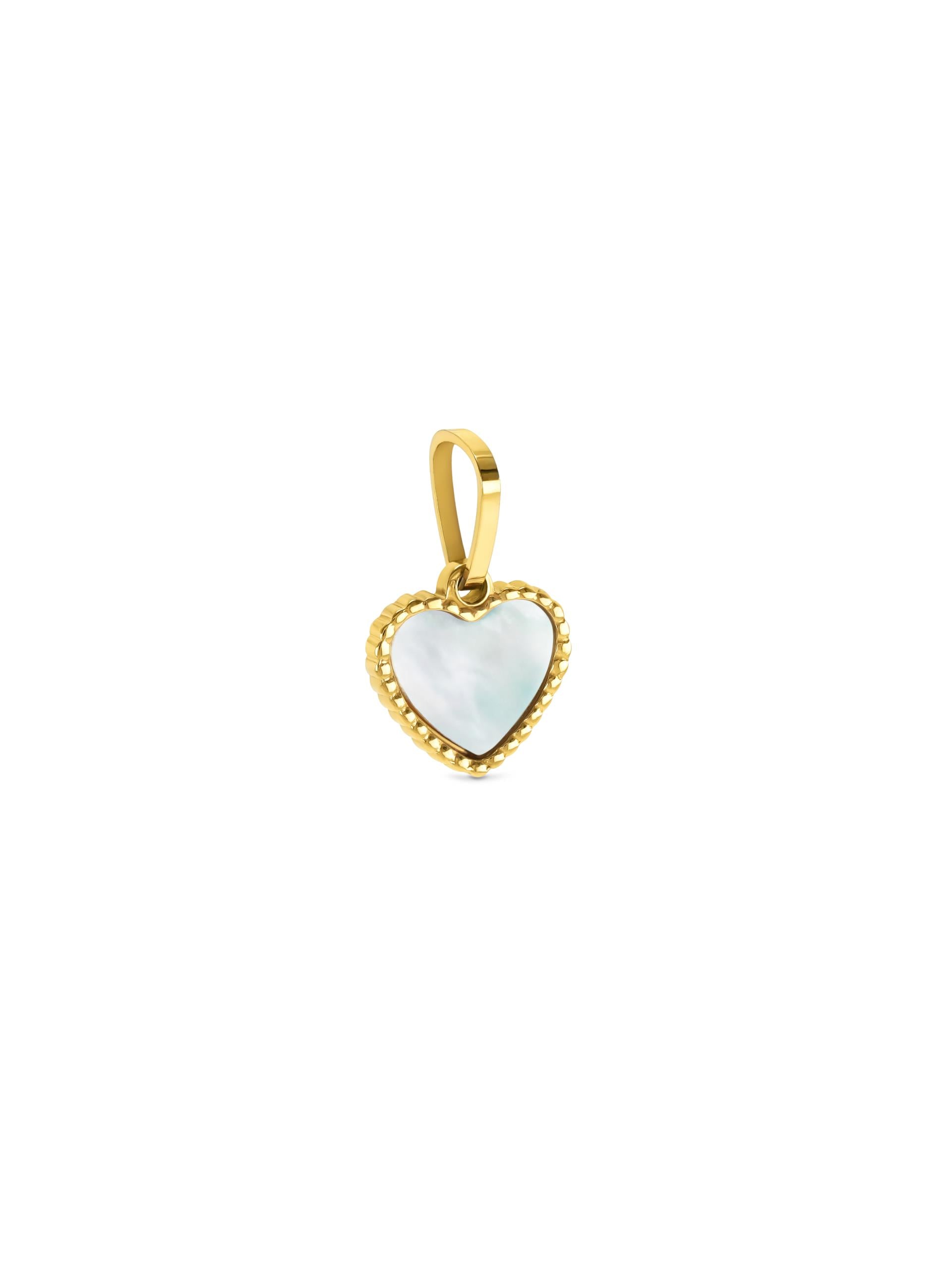 Ana Joalheiros - Peças One - Charm One Energy Pure Heart Golden OJEBC729 Coração
