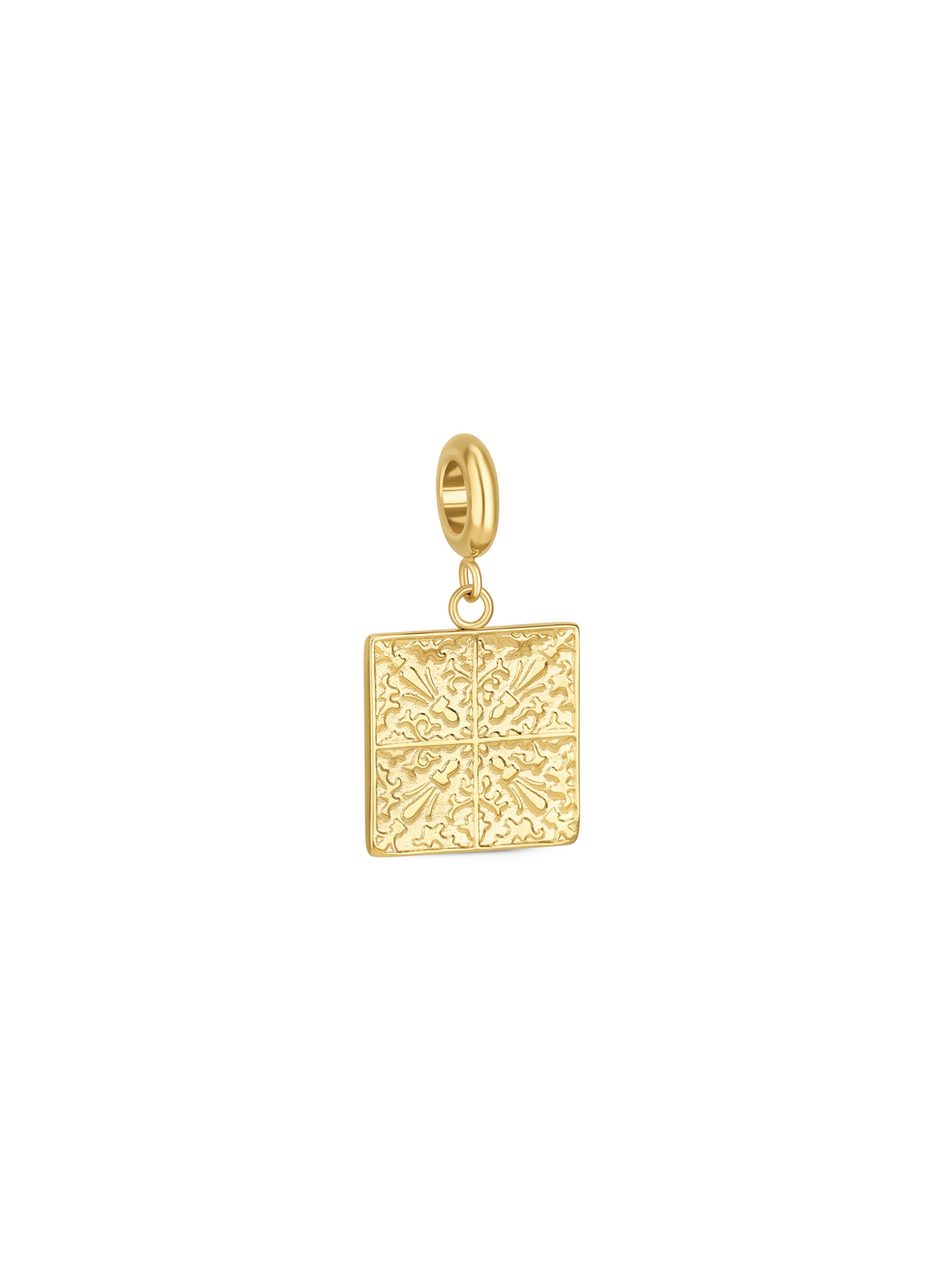 Ana Joalheiros - Peças One - Charm One Energy Tile Golden OJEBC770 Azulejo