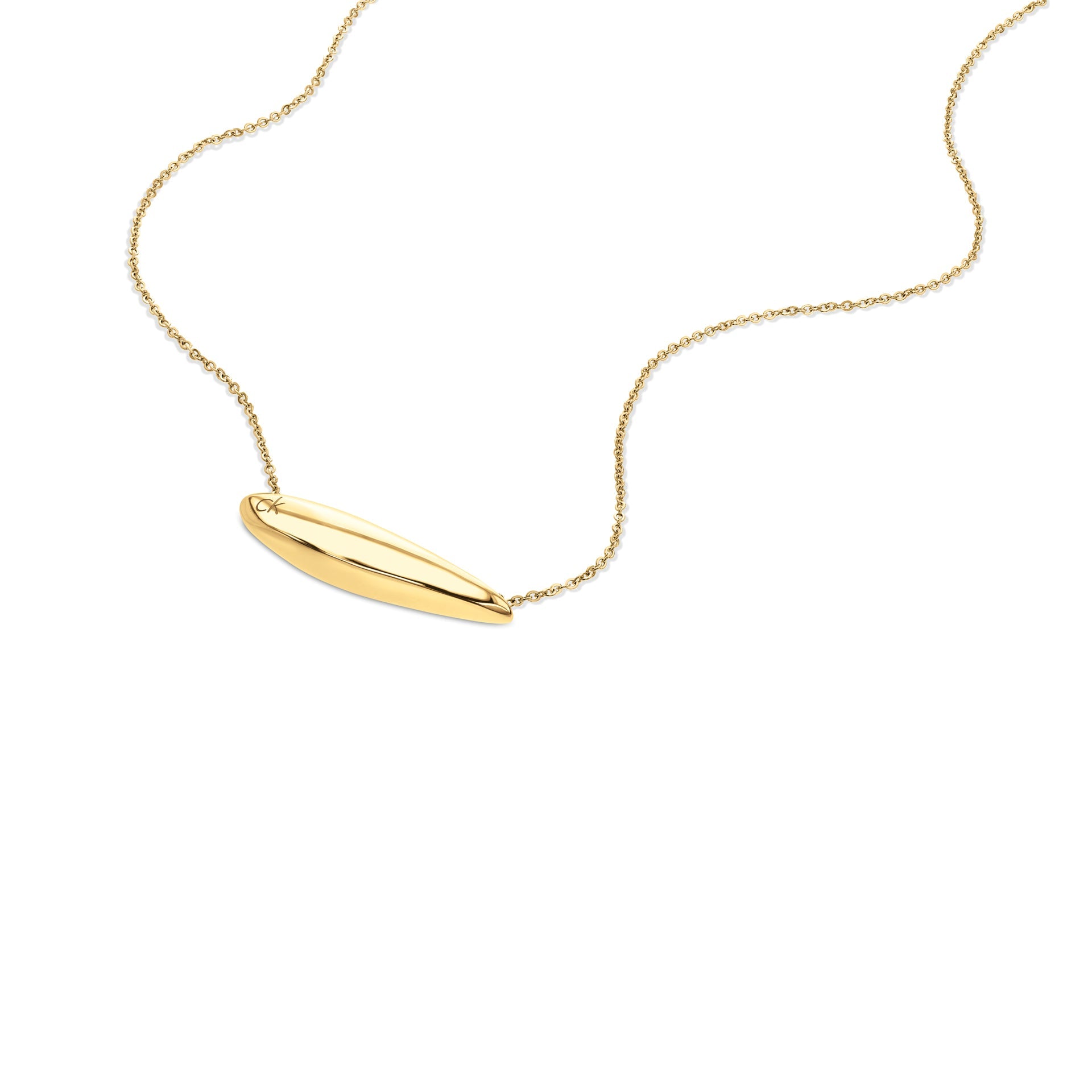 Ana Joalheiros - Colares Dourados - Colar Dourado Calvin Klein Sculpted 35000816