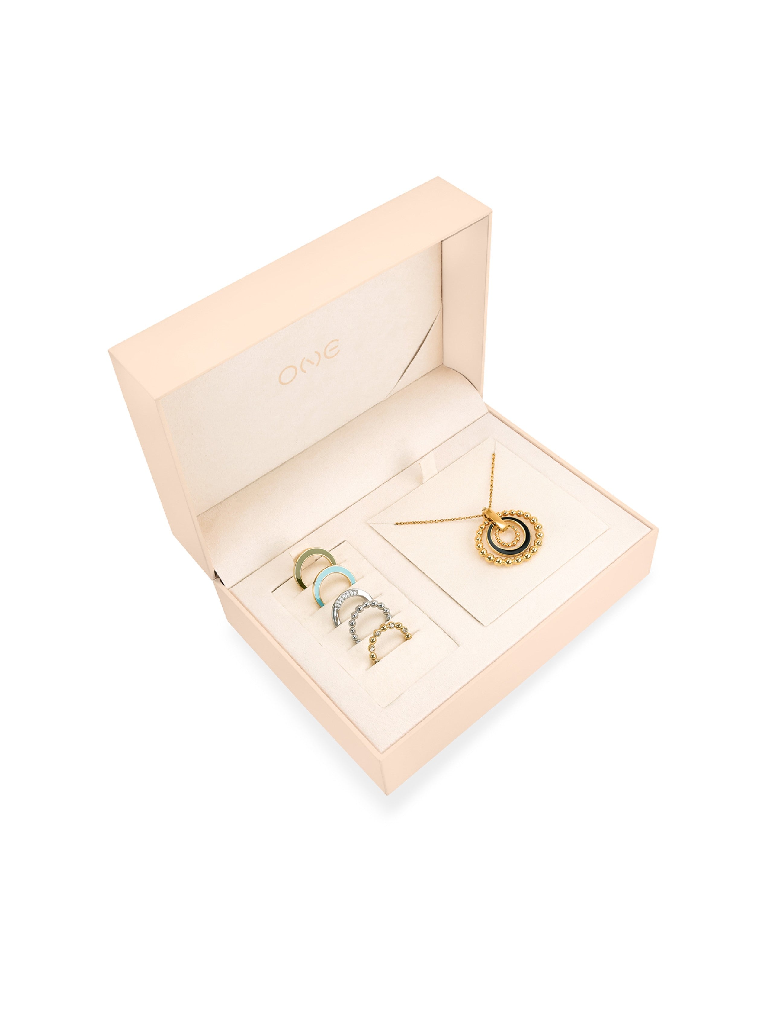 Ana Joalheiros - Colares Dourados - Colar Dourado One Colar One Senhora Mood Elegance OJSET13G
