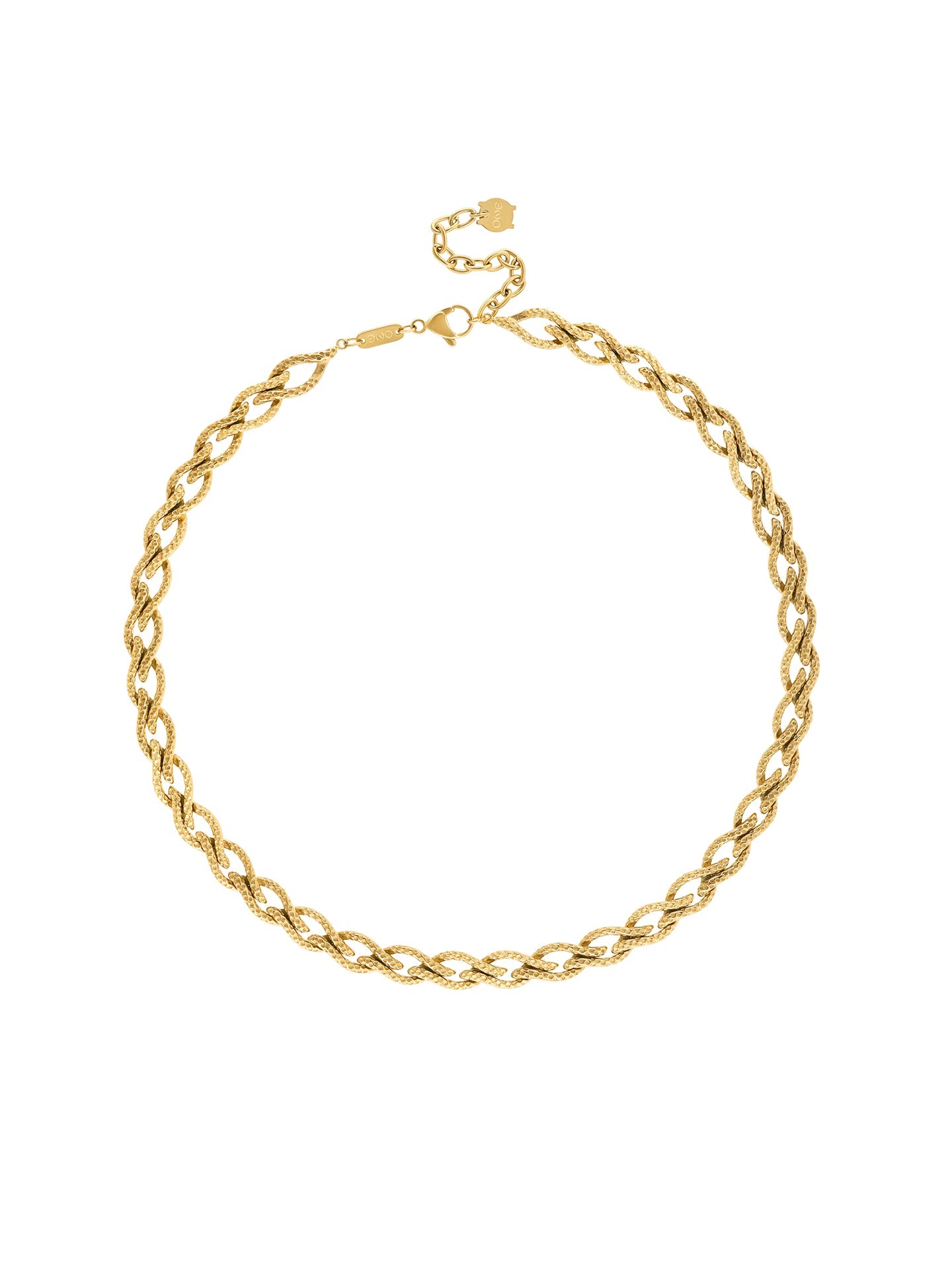 Ana Joalheiros - Colares Dourados - Colar Dourado One OJNN108G Neckmess Sunray Gold