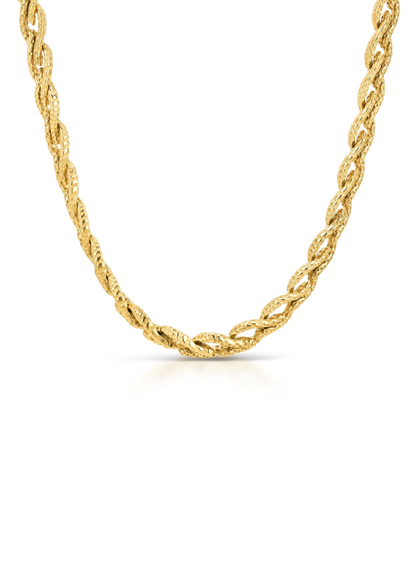 Ana Joalheiros - Colares Dourados - Colar Dourado One OJNN108G Neckmess Sunray Gold