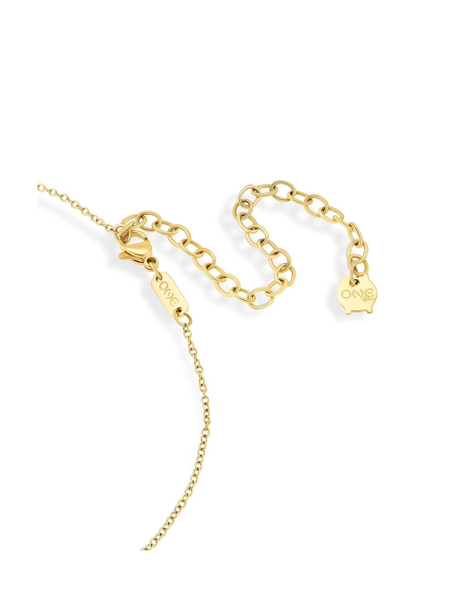 Ana Joalheiros - Colares Dourados - Colar Dourado One Senhora Elena Divine Gold OJATN04D Fecho