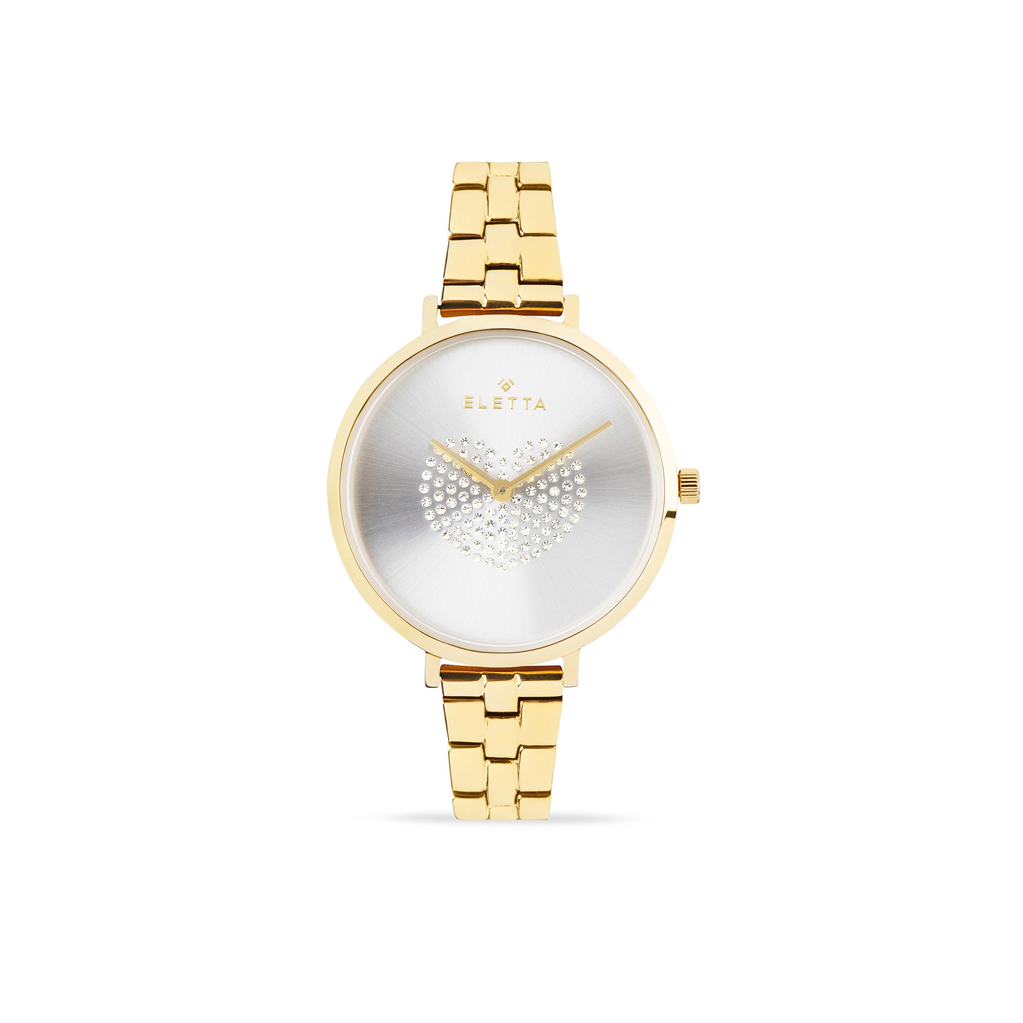 Box Relógio Eletta Hearts Gold