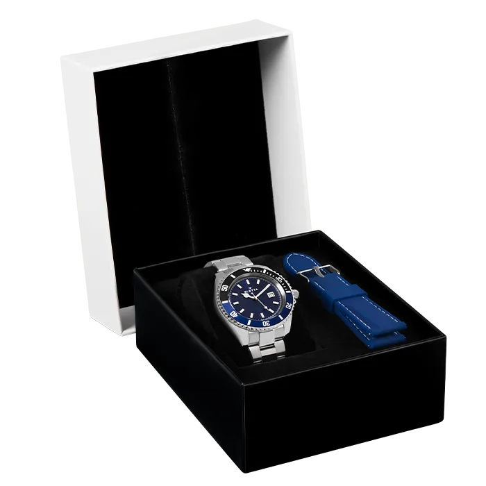 Relógio Box ELETTA Ocean Rider Blue
