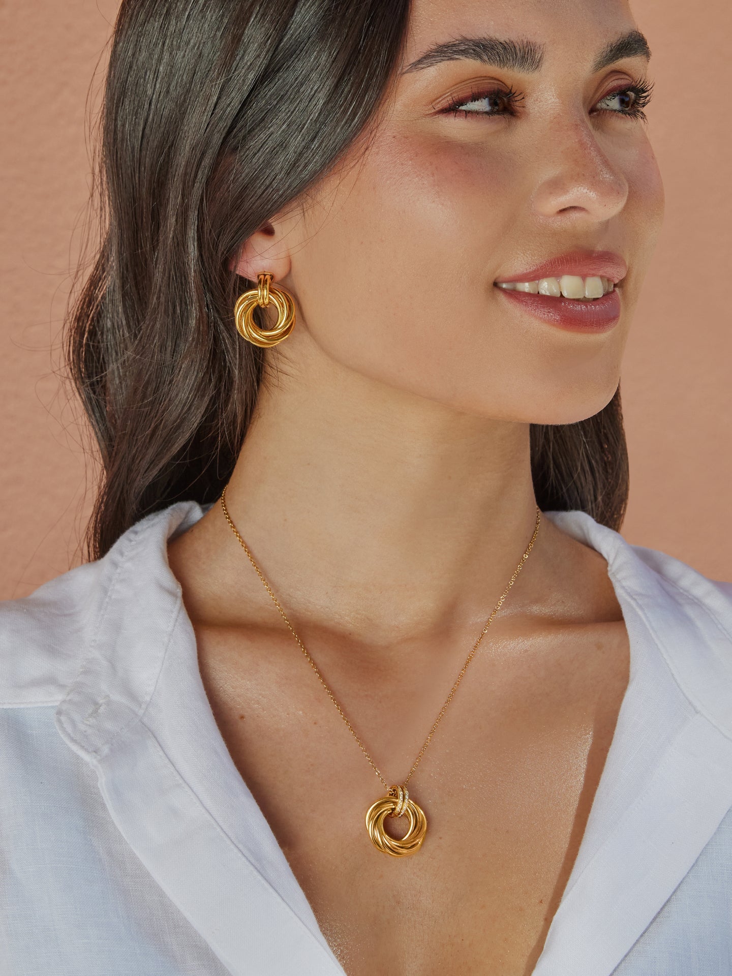 Brincos One Senhora Bellure Gold