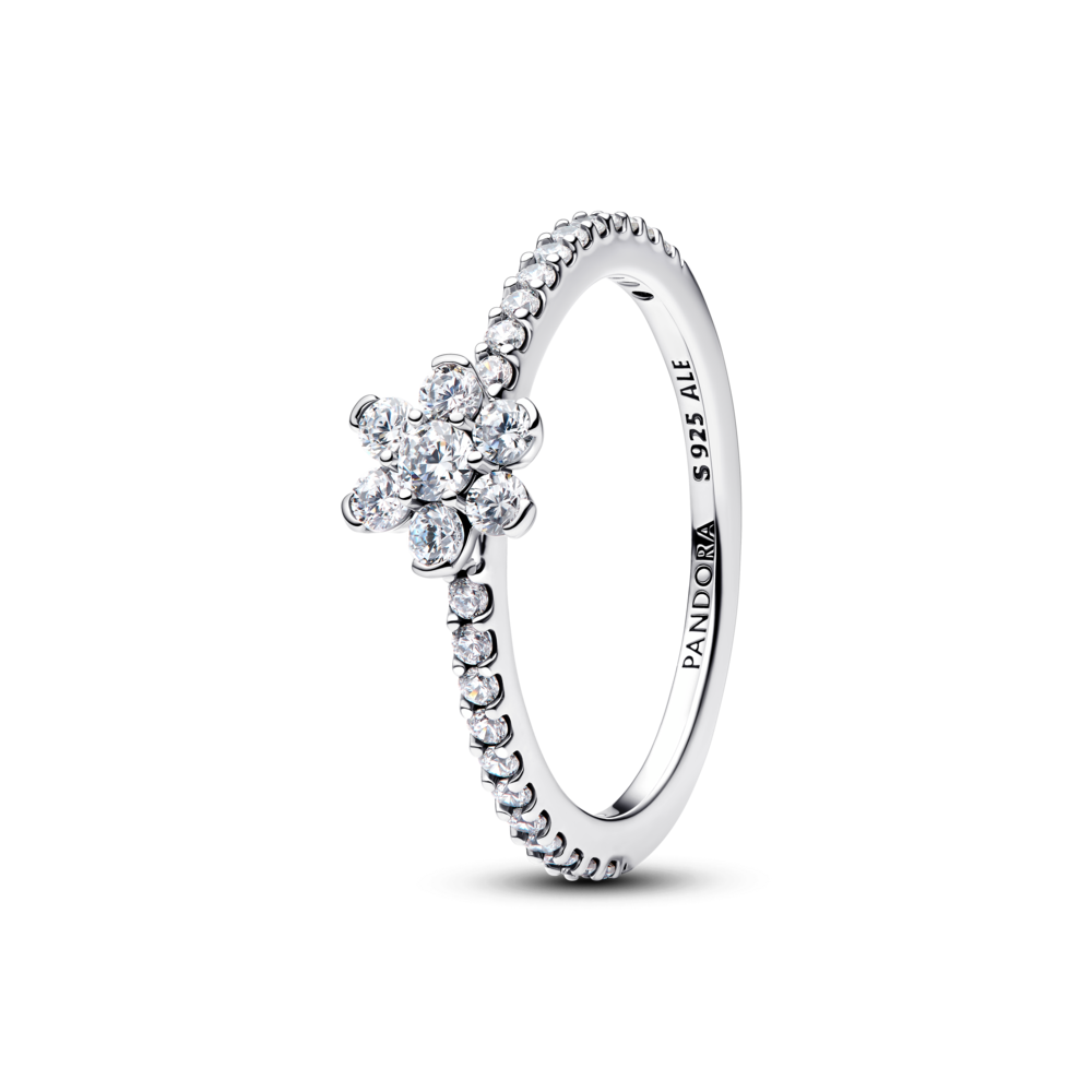 Anel Pandora Flor Brilhante