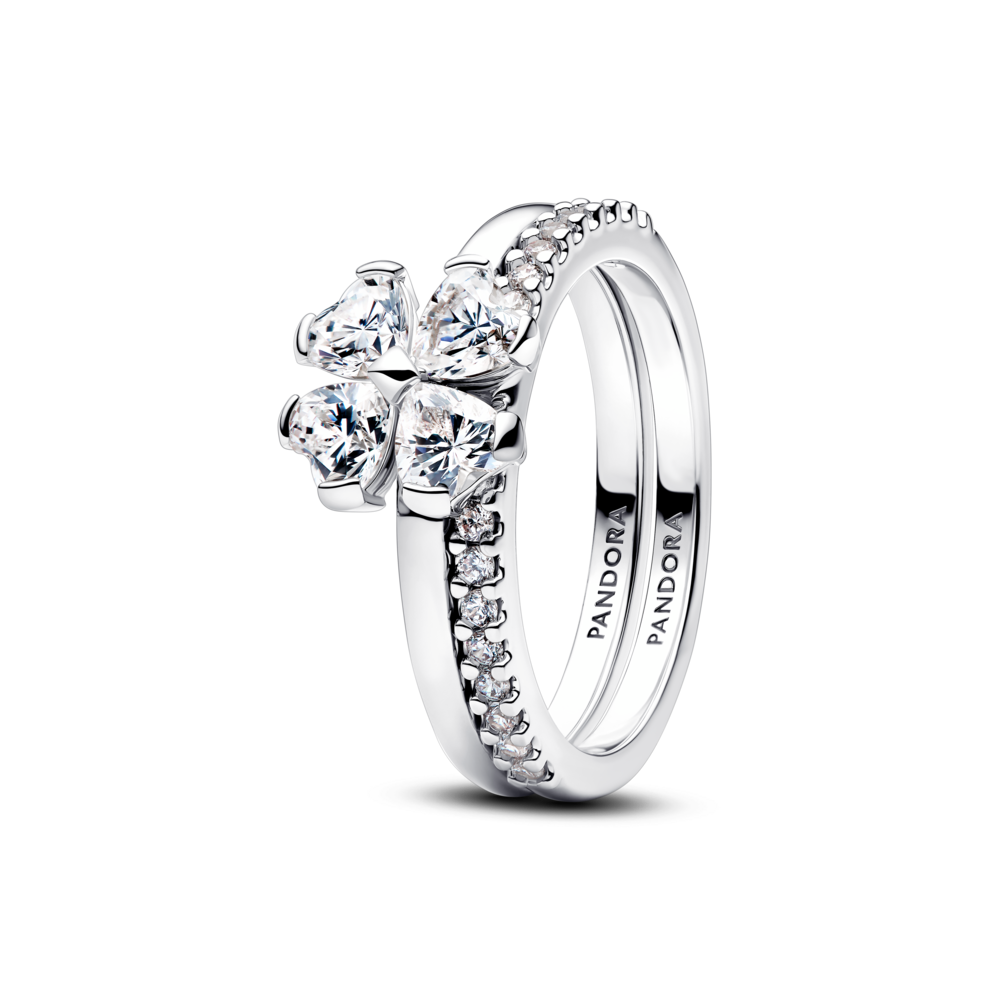Anel Pandora esterlina divisível