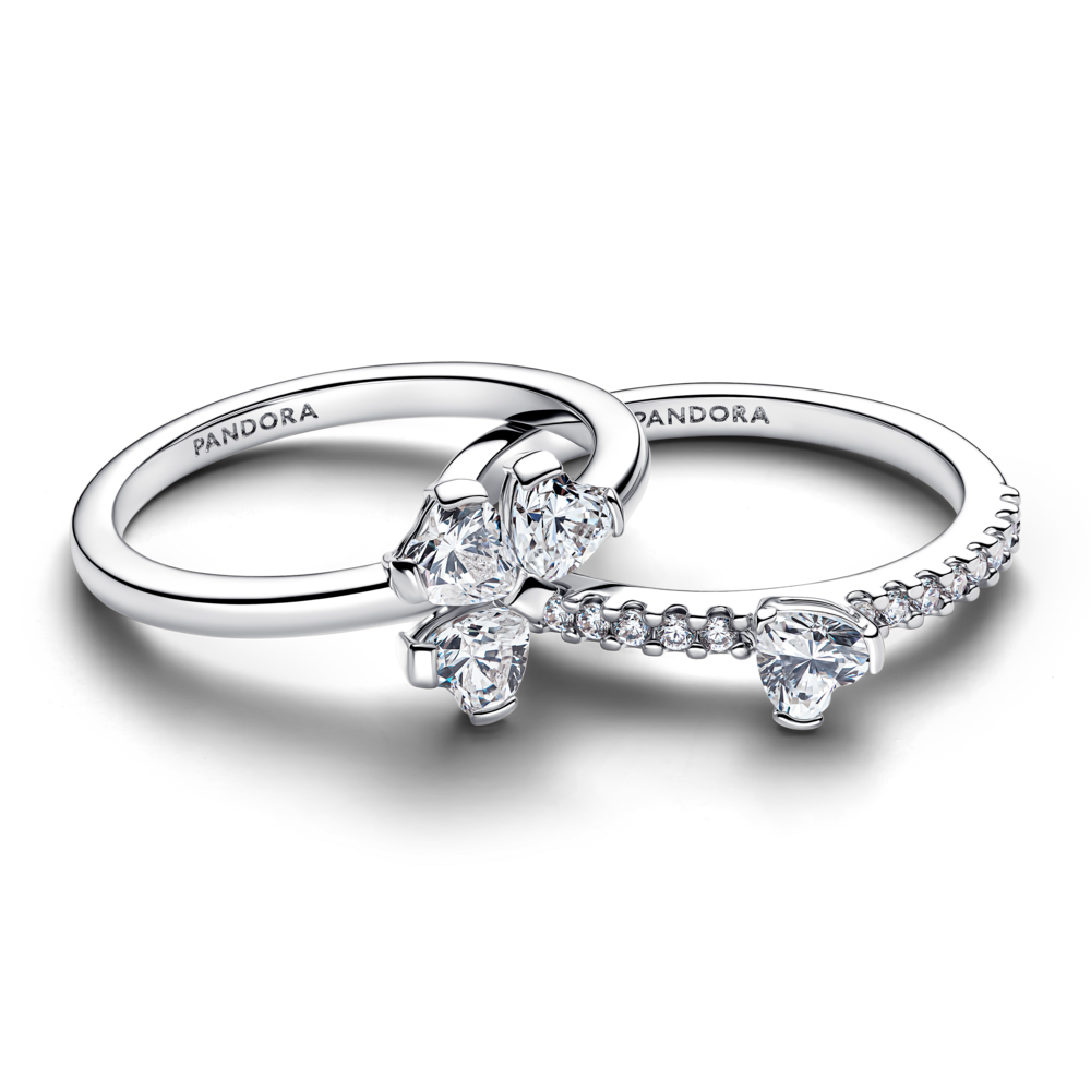 Anel Pandora esterlina divisível