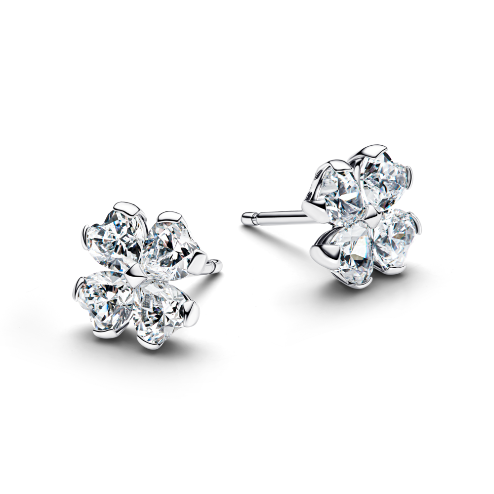 Brincos Pandora Trevo