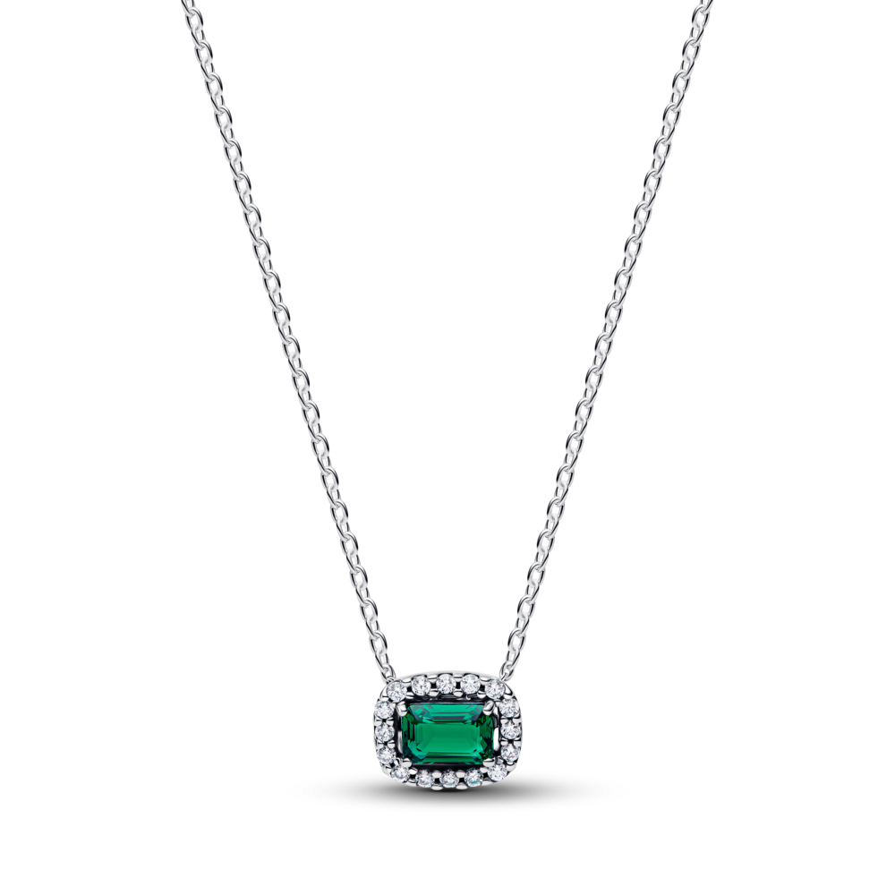 Colar Pandora Cristal verde