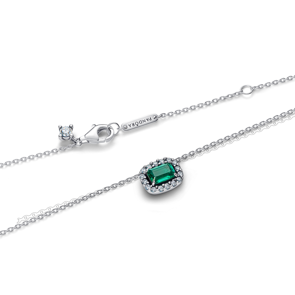 Colar Pandora Cristal verde