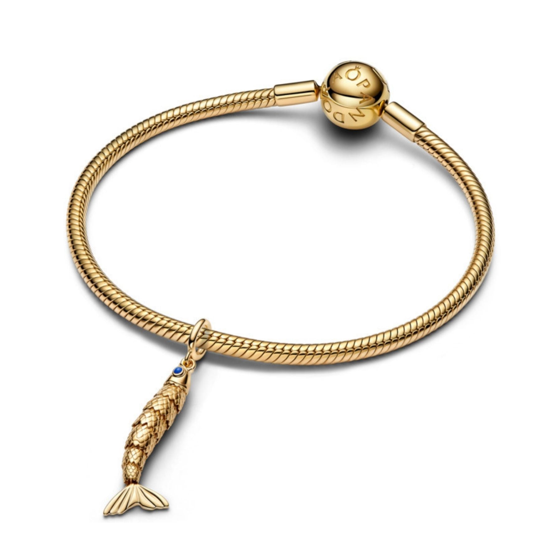 Pulseira Fish Dangle with Blue enamel