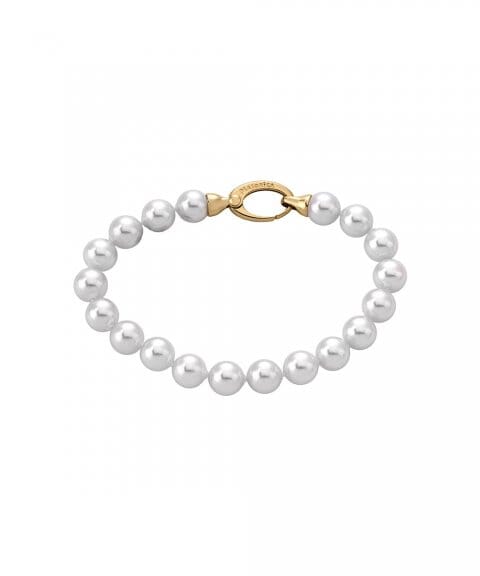 Ana Joalheiros - Pulseiras Douradas - Pulseira de Pérola Majorica classico 09864.01.1.021.010.1