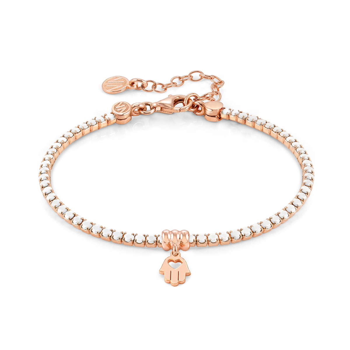 Ana Joalheiros - Nomination pulseiras - Pulseira Nomination em prata Chic & Charm com mão de fátima