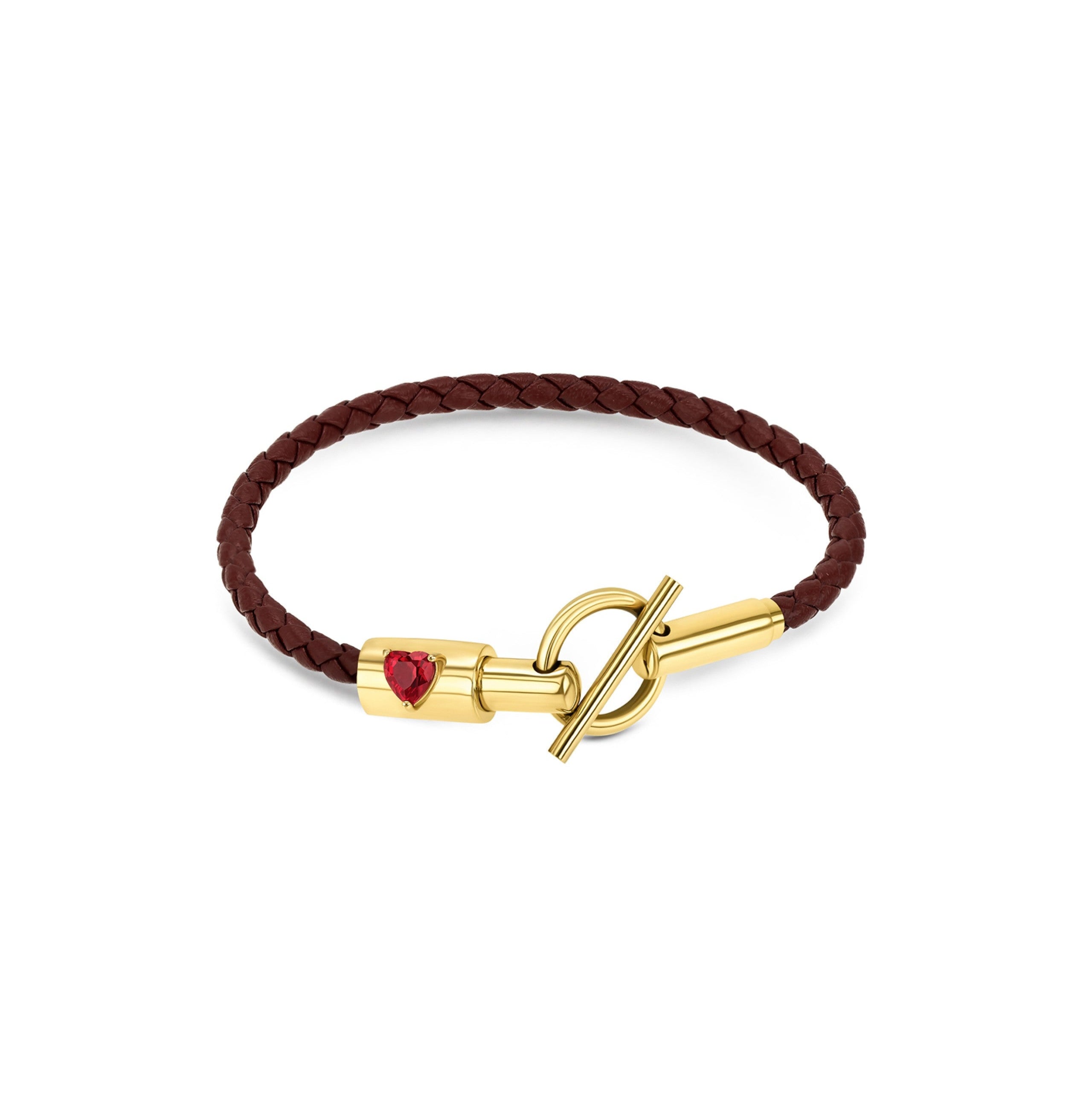 Ana Joalheiros - Pulseiras Douradas - Pulseira One Energy Master Braided Red OJBML01R Detalhe