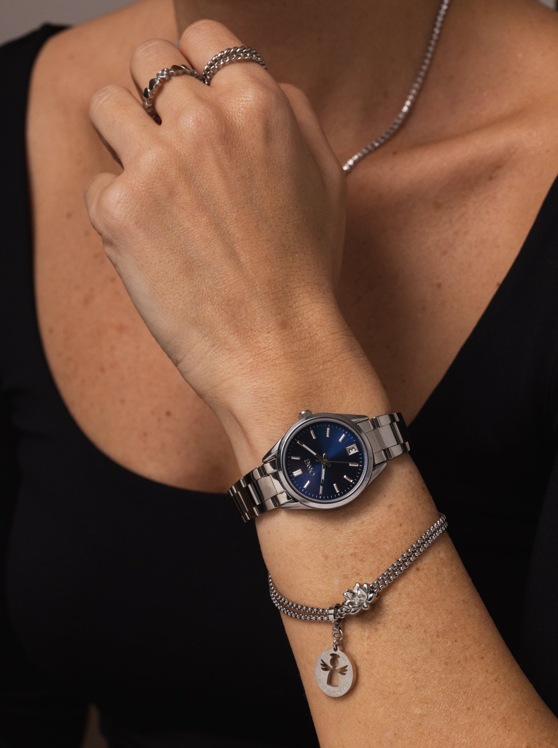 Ana Joalheiros - Pulseiras Douradas - Pulseira One Energy Master Soft OJBMS0102 anjo pulso