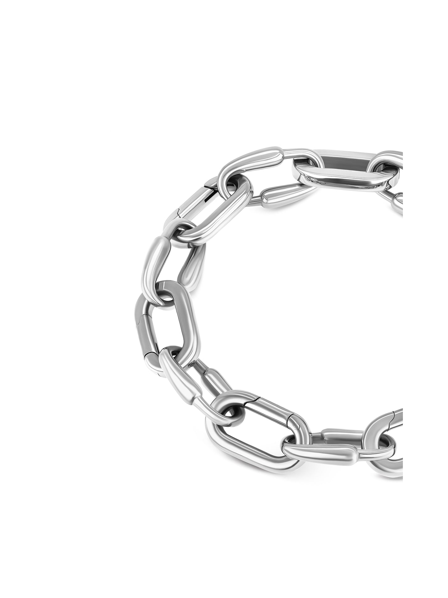 Ana Joalheiros - Pulseiras One - Pulseira One Master Links Silver L OJBMSL02S-L Detalhe